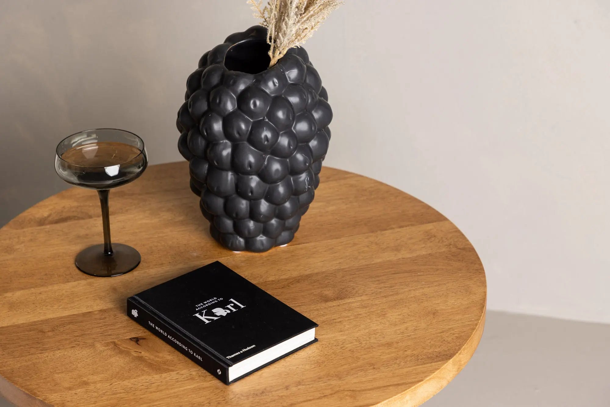 Table basse Duxbury - ø60 - Hévéas