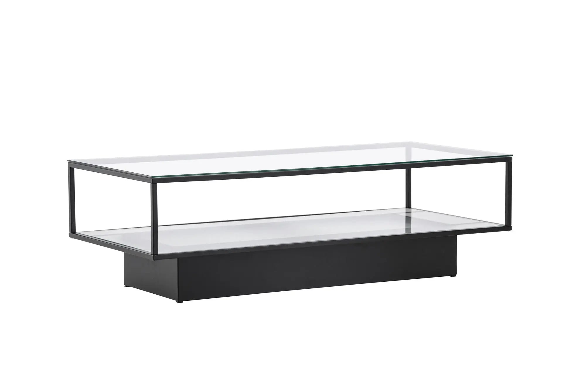 Table basse Maglehem - 37,5 x 130 x 60 - Verre