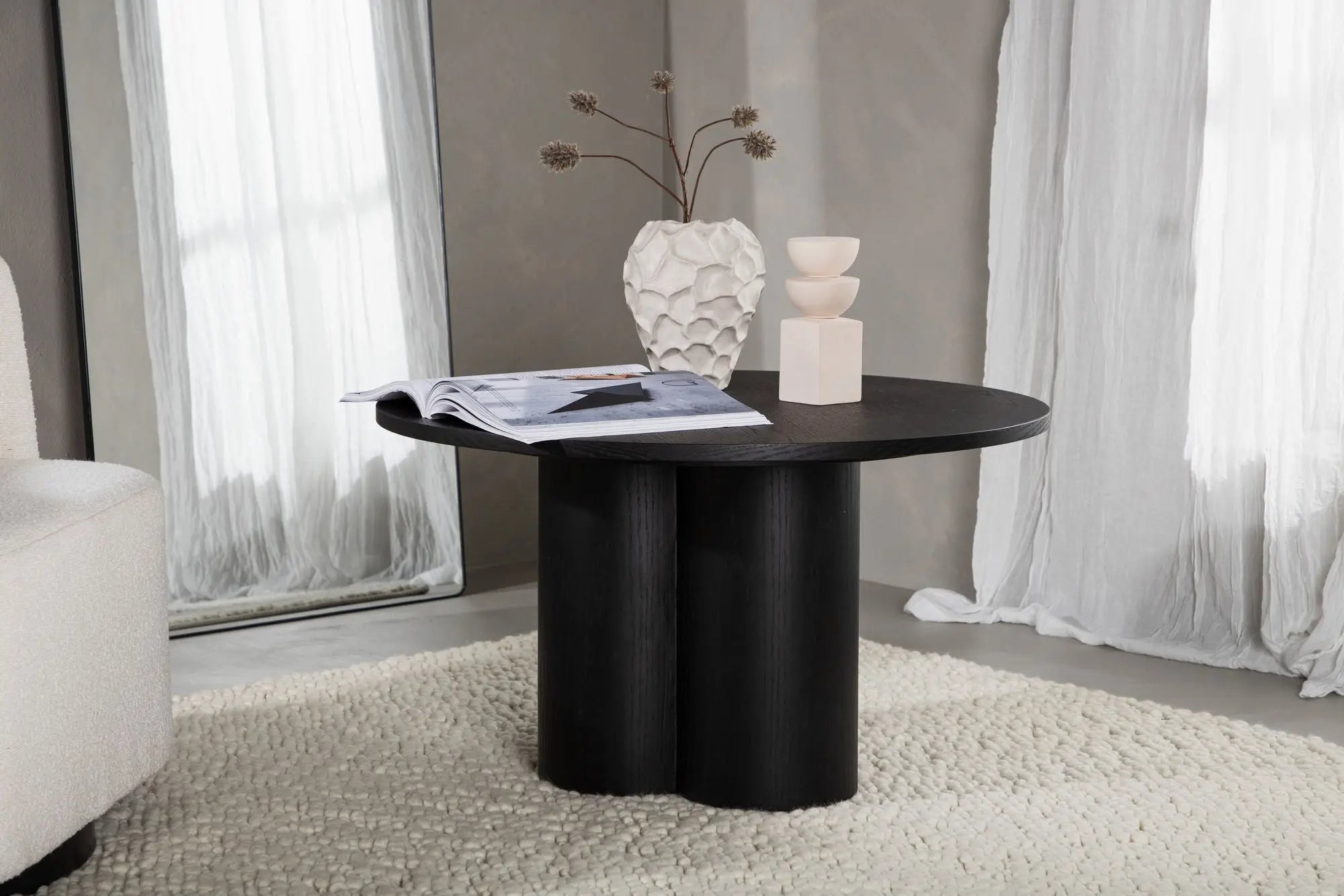 Table basse Olivia - ø80 - MDF