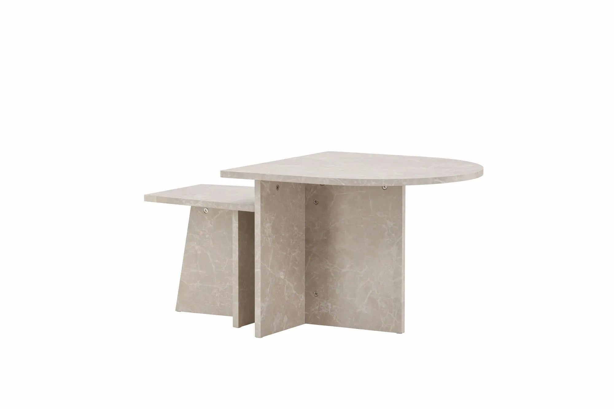 Table basse Sala - Table 1: 60 cm Table 2: 40 cm x Table 1: 60 cm Table 2: 40 cm - MDF