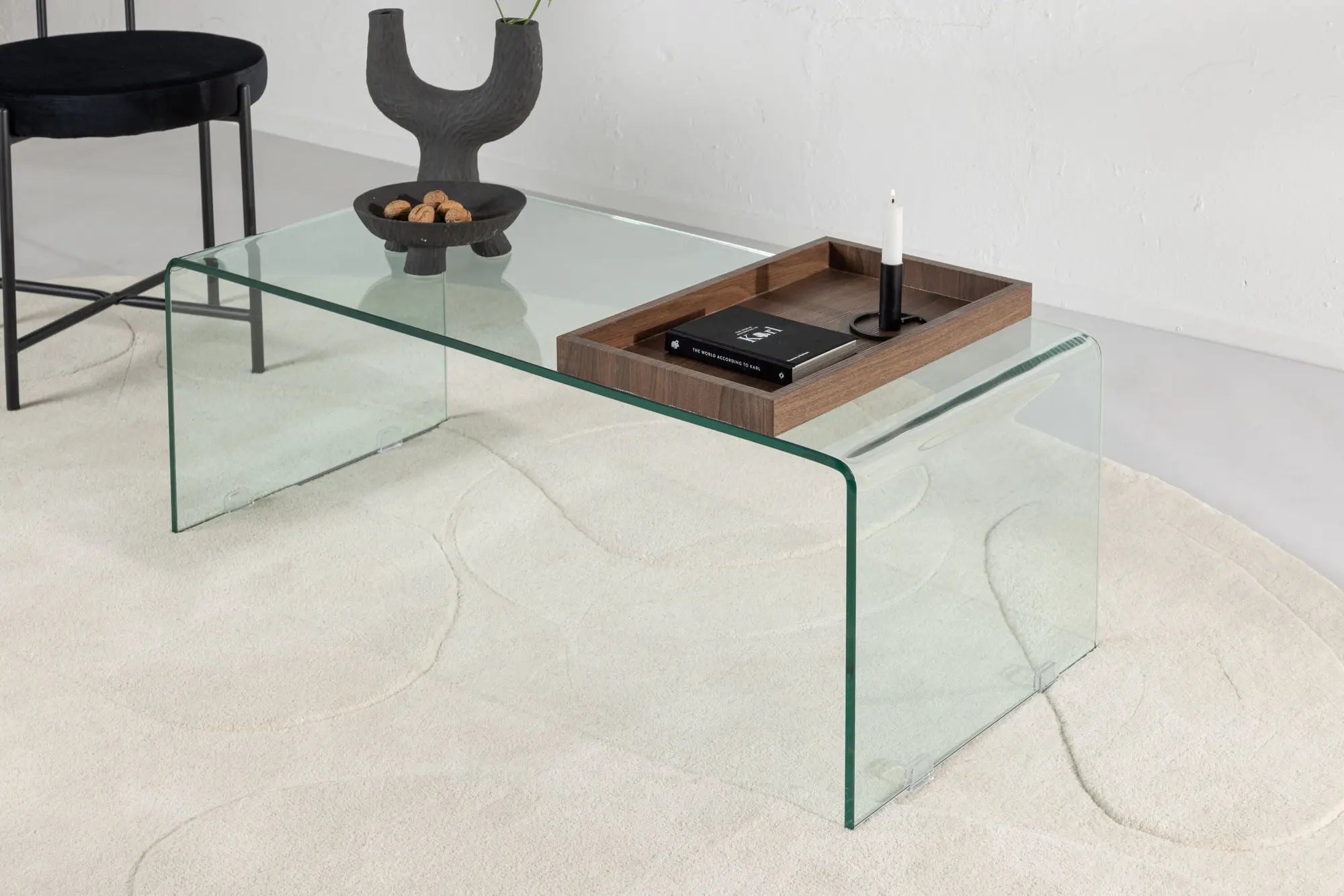 Table basse Telemark - 50 x 110 - Verre