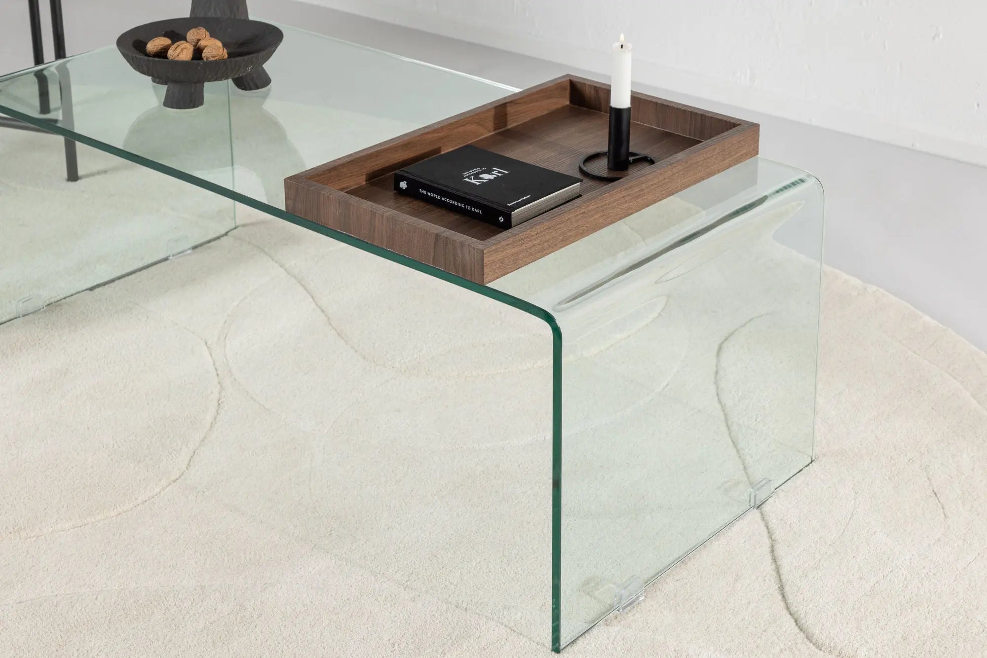 Table basse Telemark - 50 x 110 - Verre