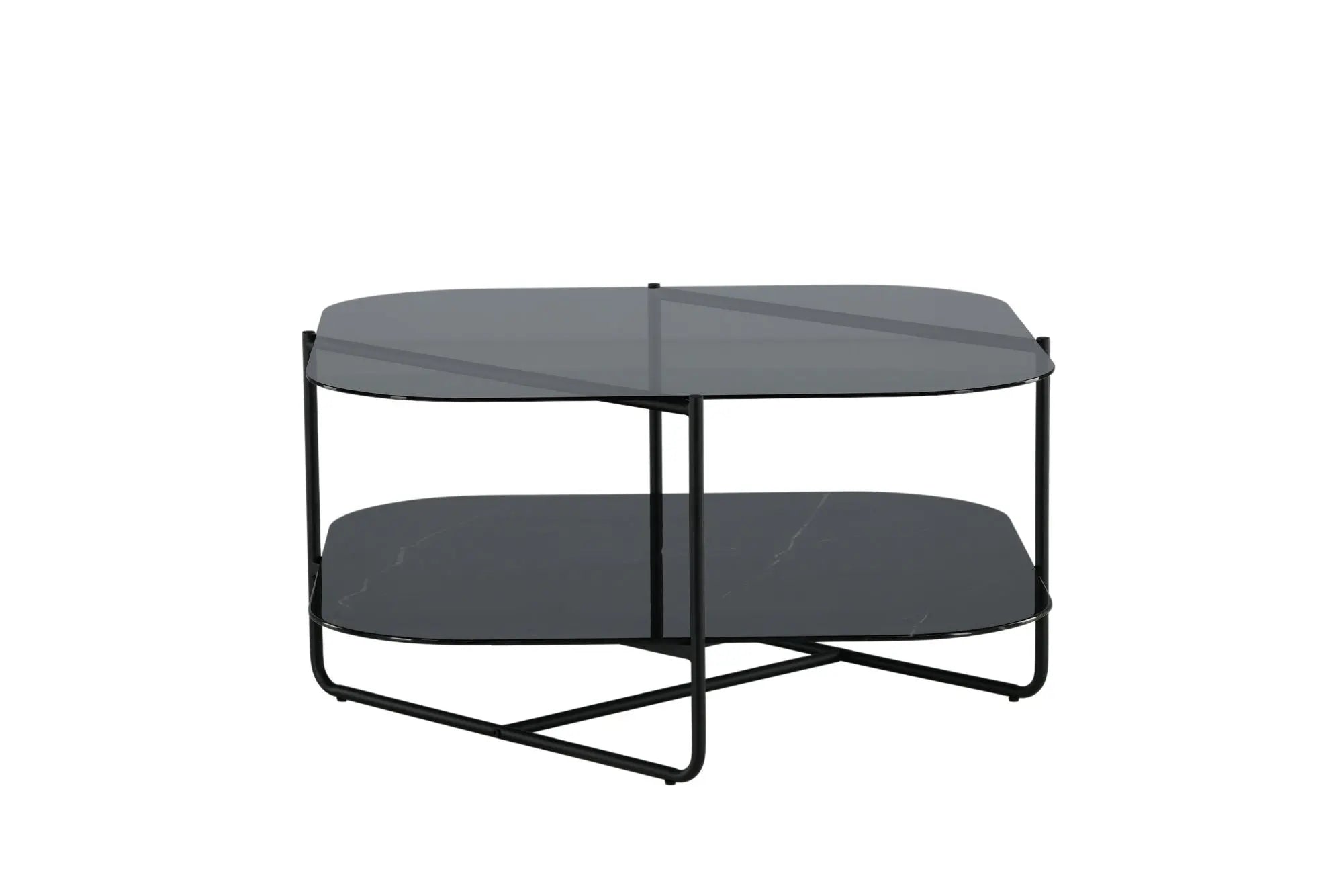 Table basse Un - 45 x 85 x 85 - Verre