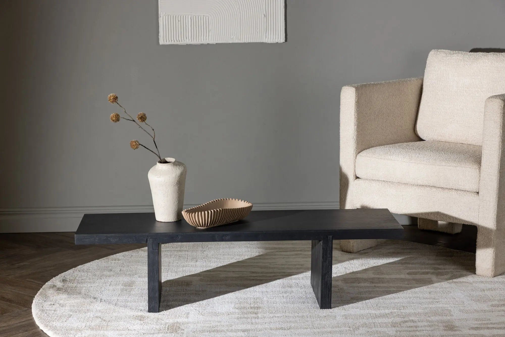 Table basse Yakunik - 38 x 120 - Hévéas