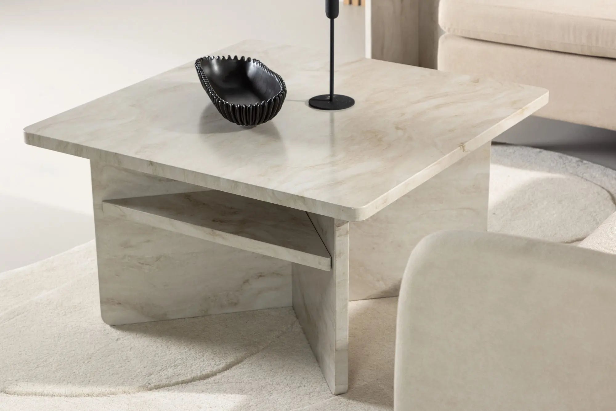 Table basse Ålesund - 75 x 75 - MDF