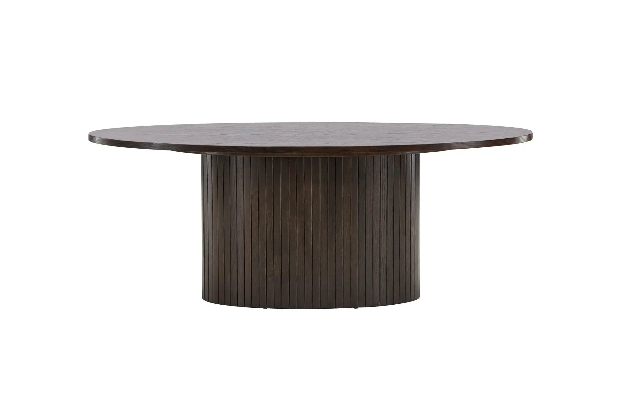Table basse ovale Bianca - 55 x 120 - MDF