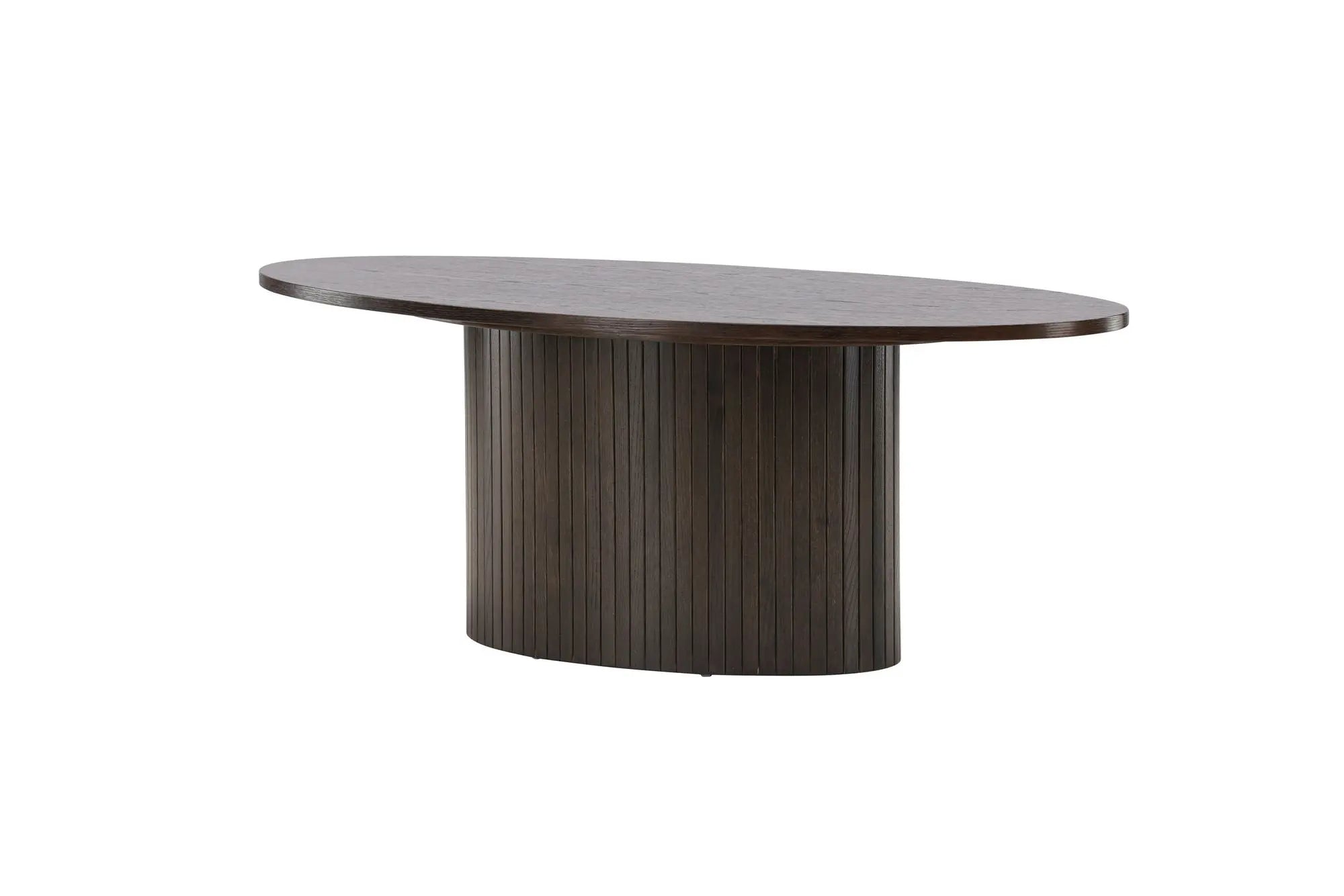 Table basse ovale Bianca - 55 x 120 - MDF