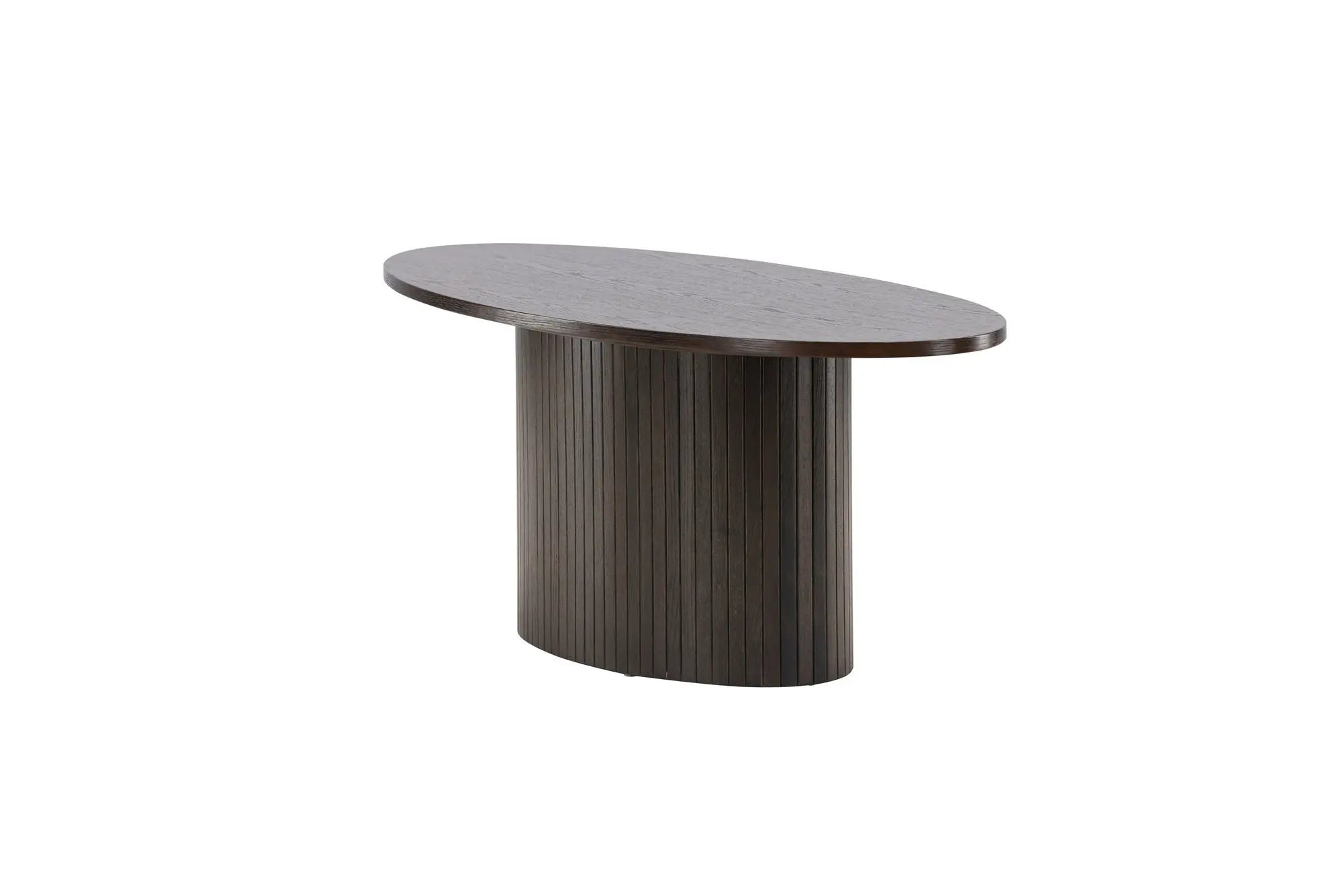Table basse ovale Bianca - 55 x 120 - MDF