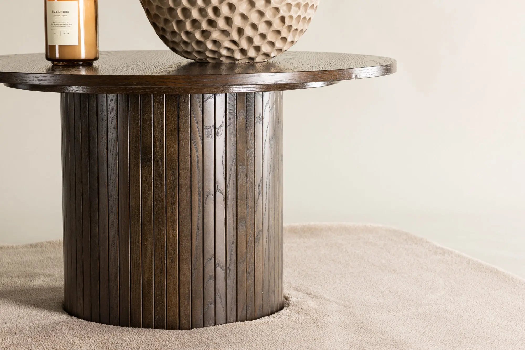 Table basse ronde Bianca - ø80 - MDF