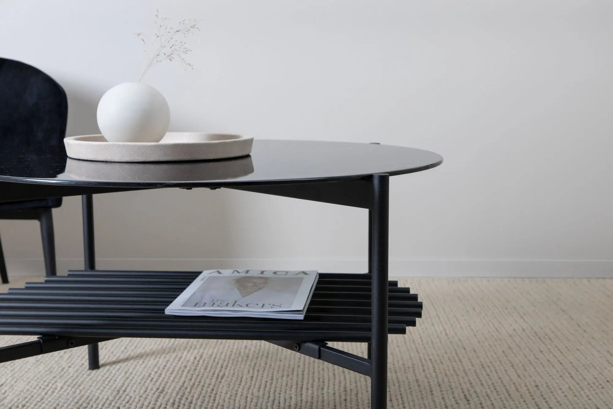 Table basse ronde Von Staf - ø80 - Verre