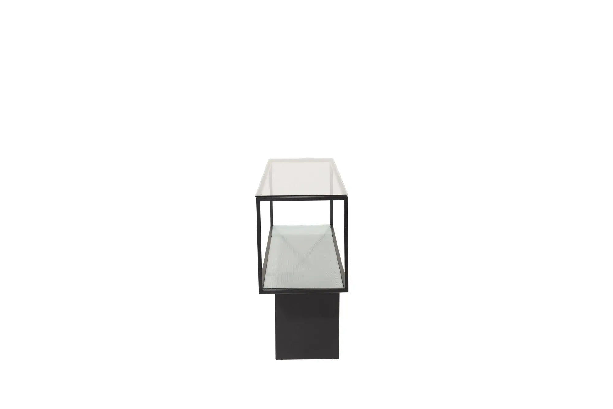 Table d'appoint Maglehem - 74 x 130 x 35 - Verre
