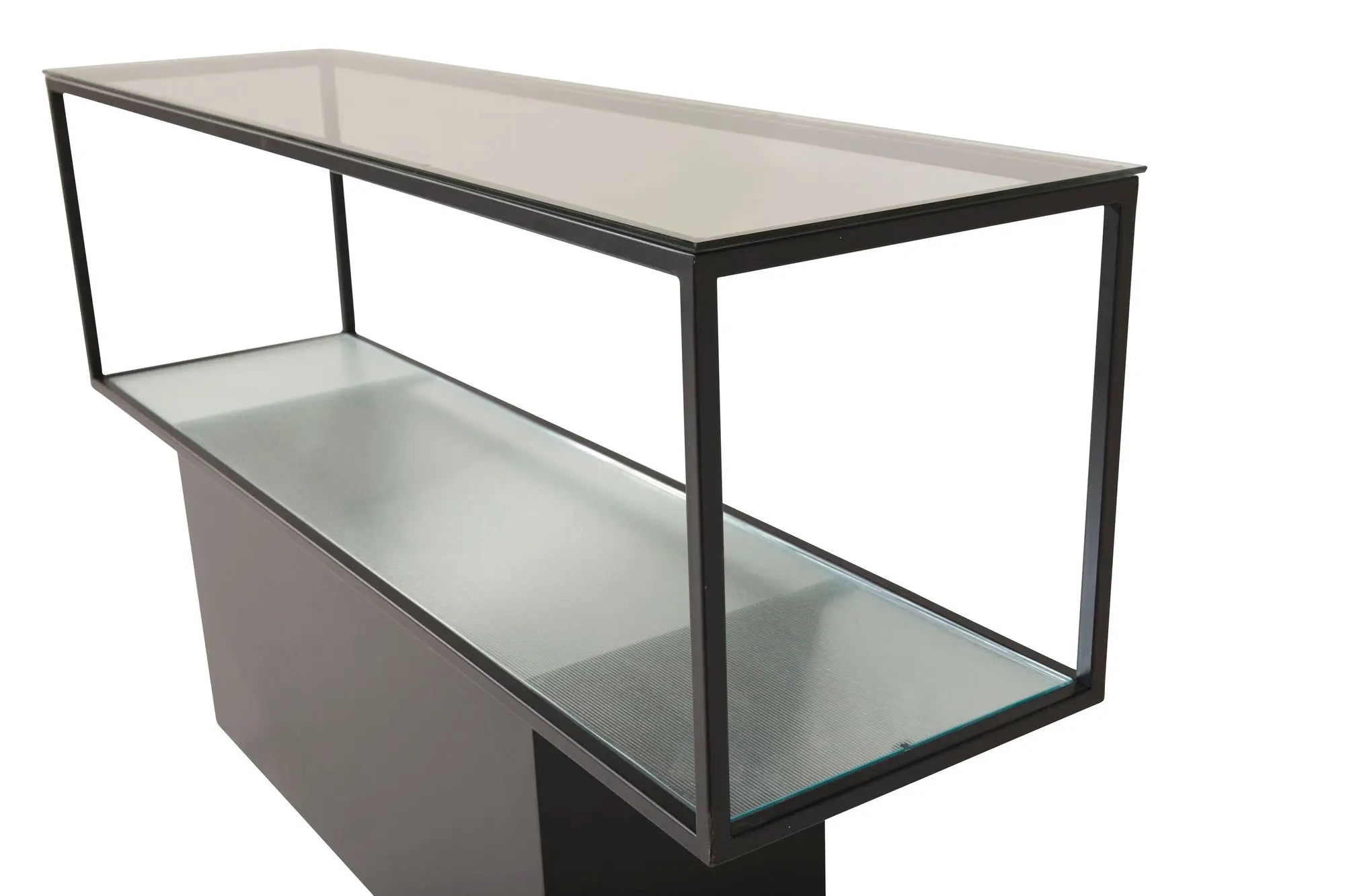Table d'appoint Maglehem - 74 x 130 x 35 - Verre