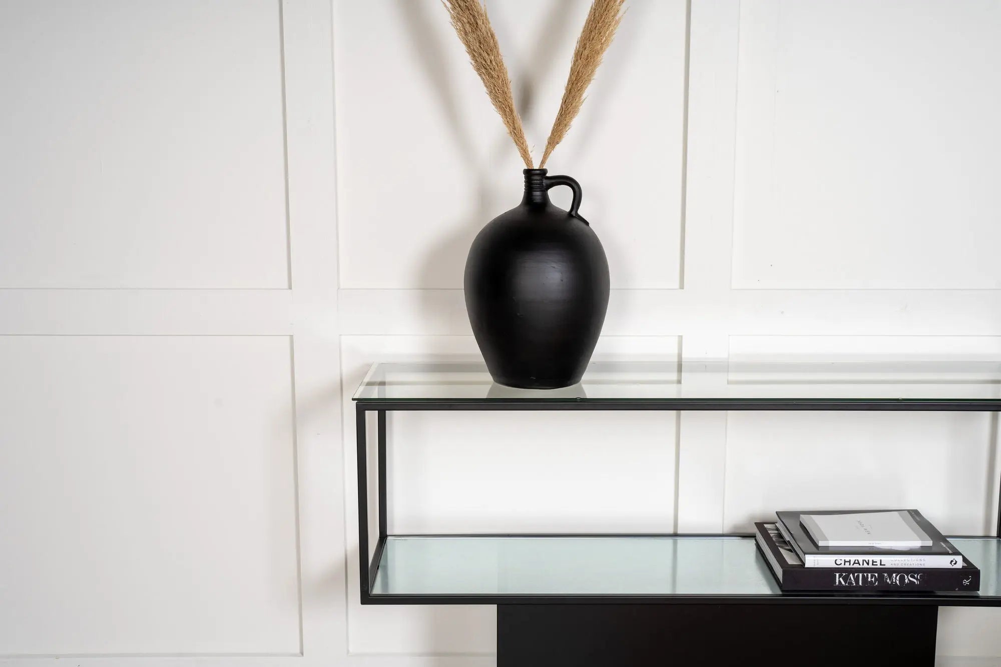 Table d'appoint Maglehem - 74 x 130 x 35 - Verre