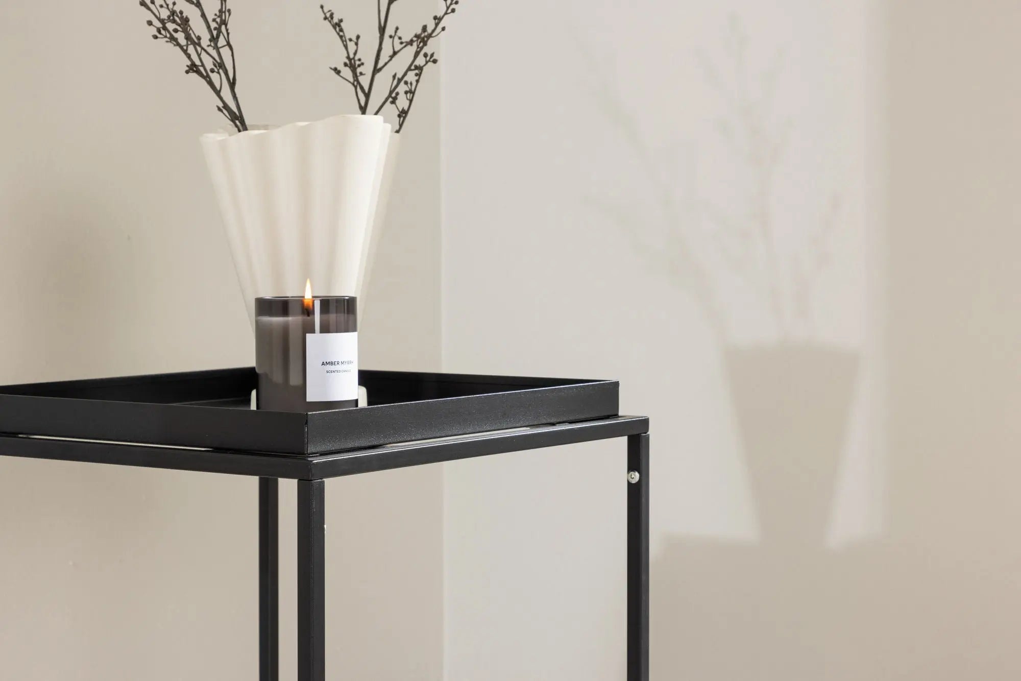 Table d'appoint Porto Alegre - 45 x 45 - Acier