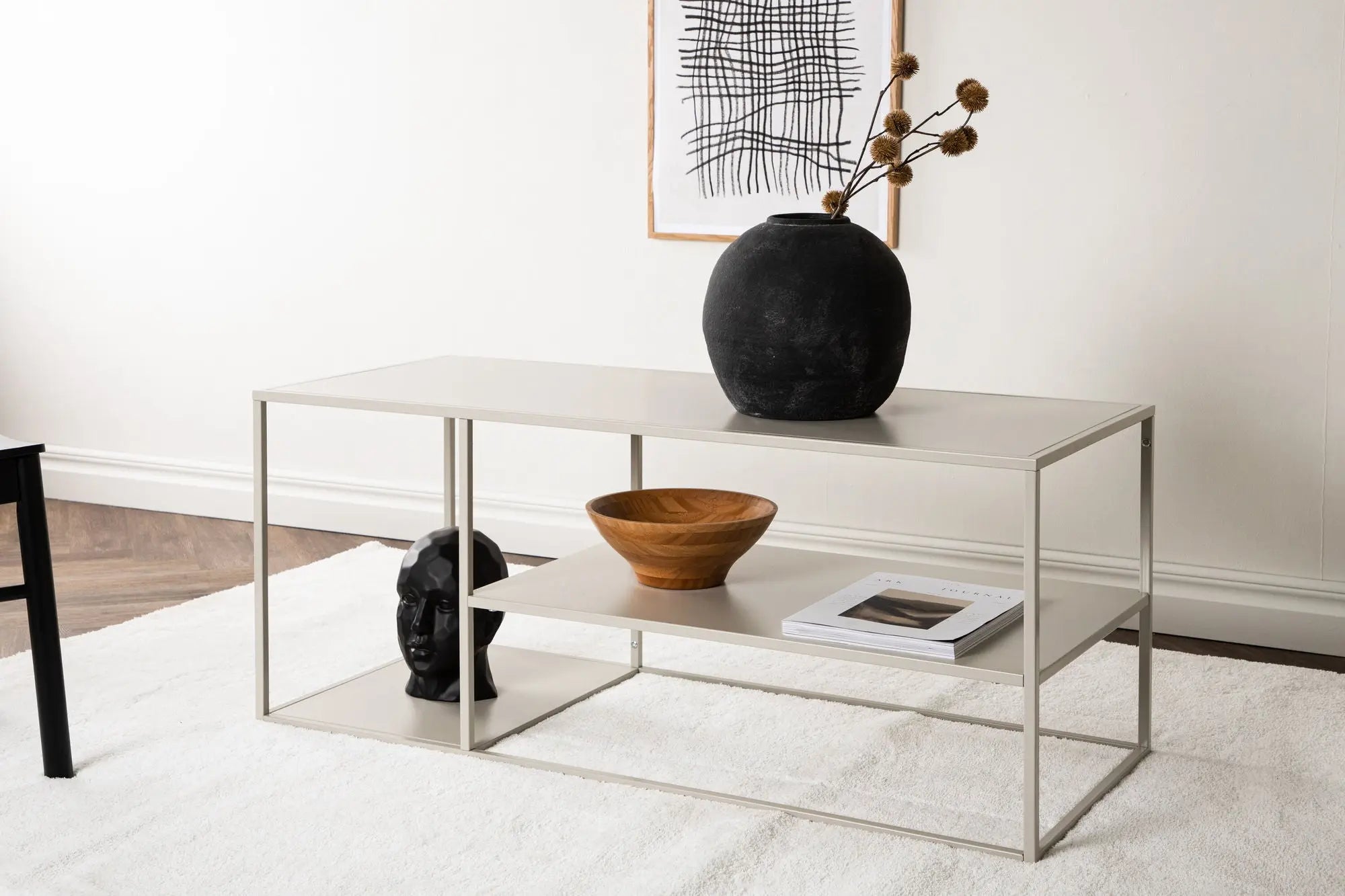 Table d'appoint Staal - 50 x 120 x 50 - Acier