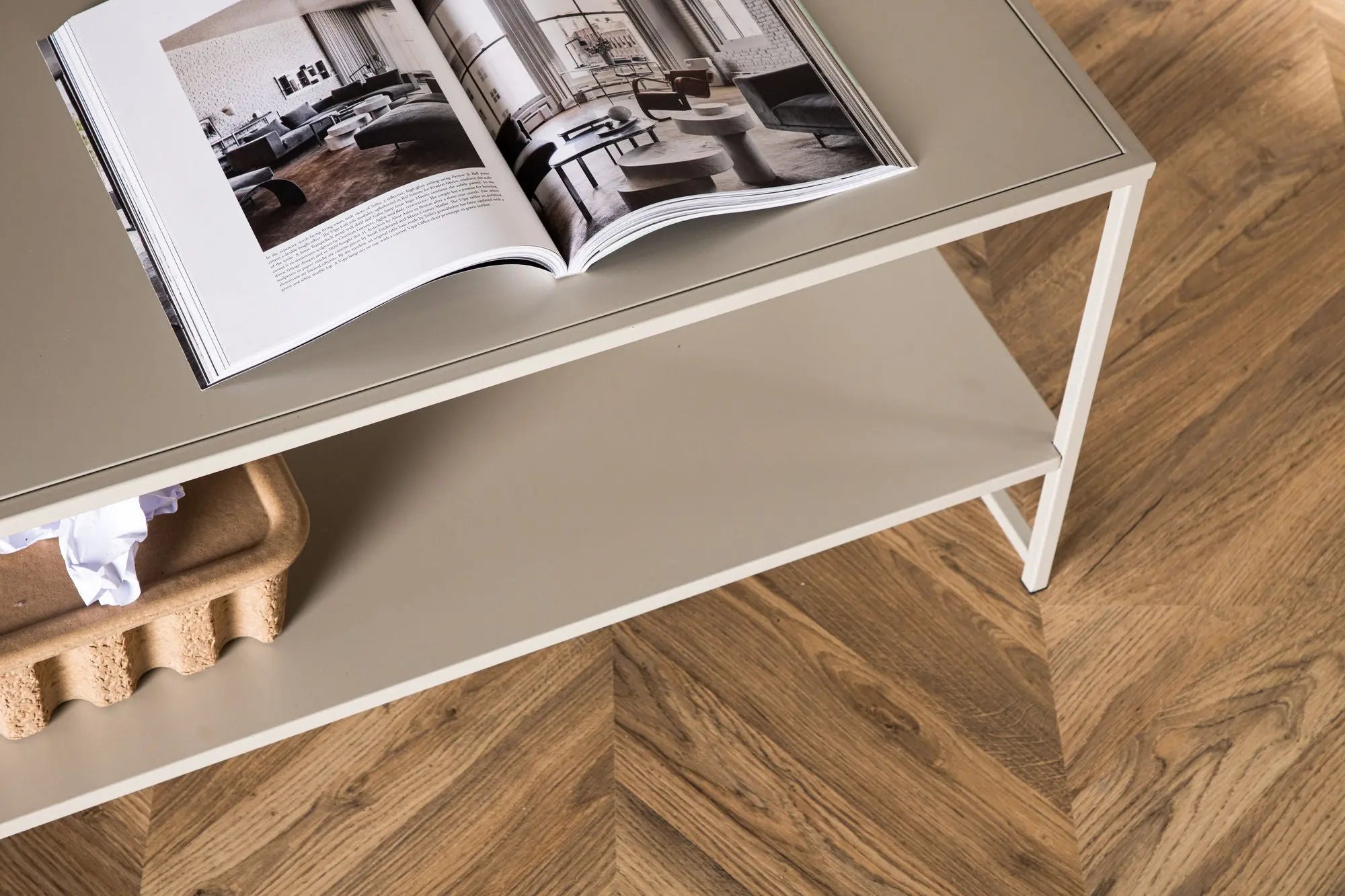Table d'appoint Staal - 45 x 102 x 43 - Acier