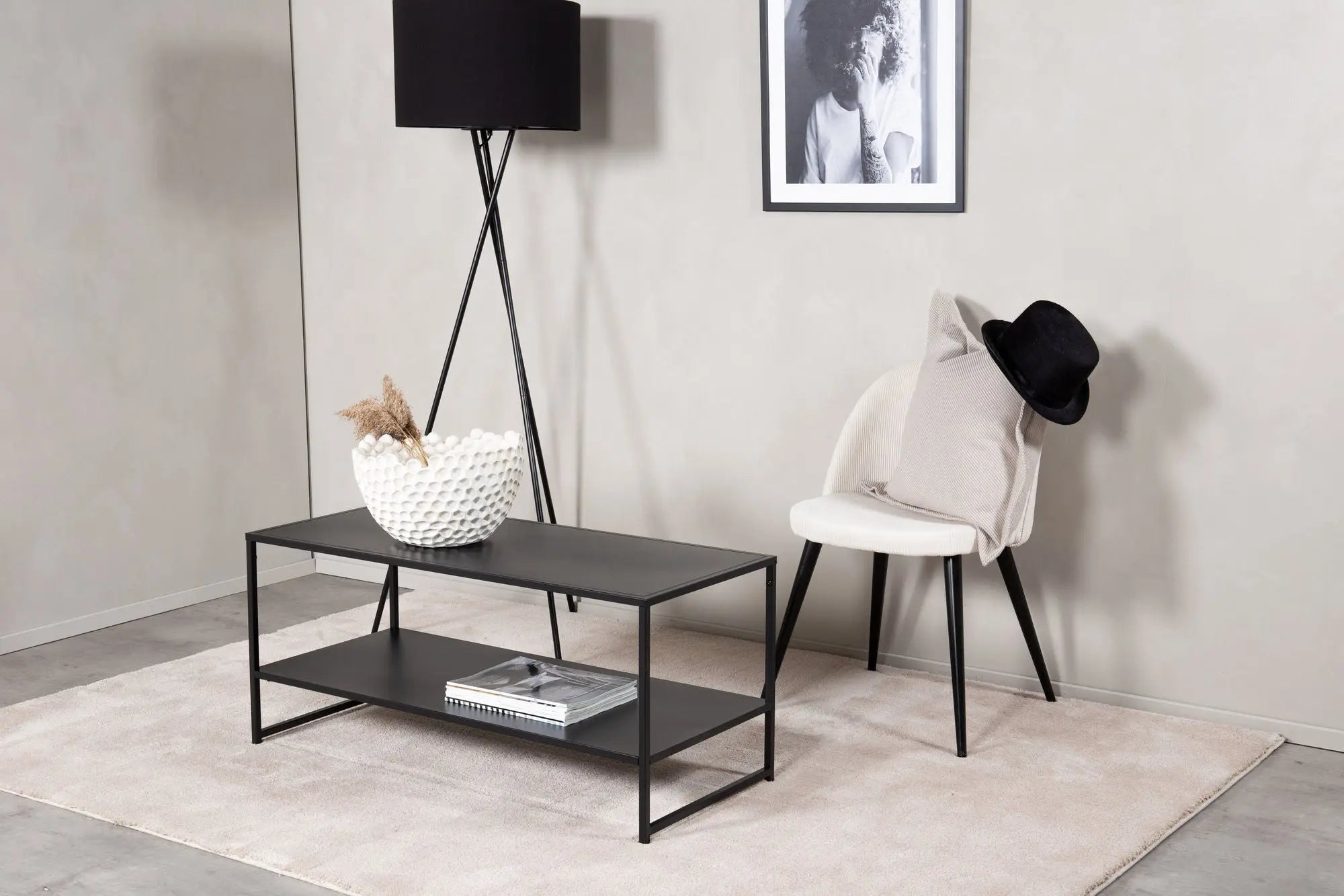 Table d'appoint Staal - 43 x 102 - Acier