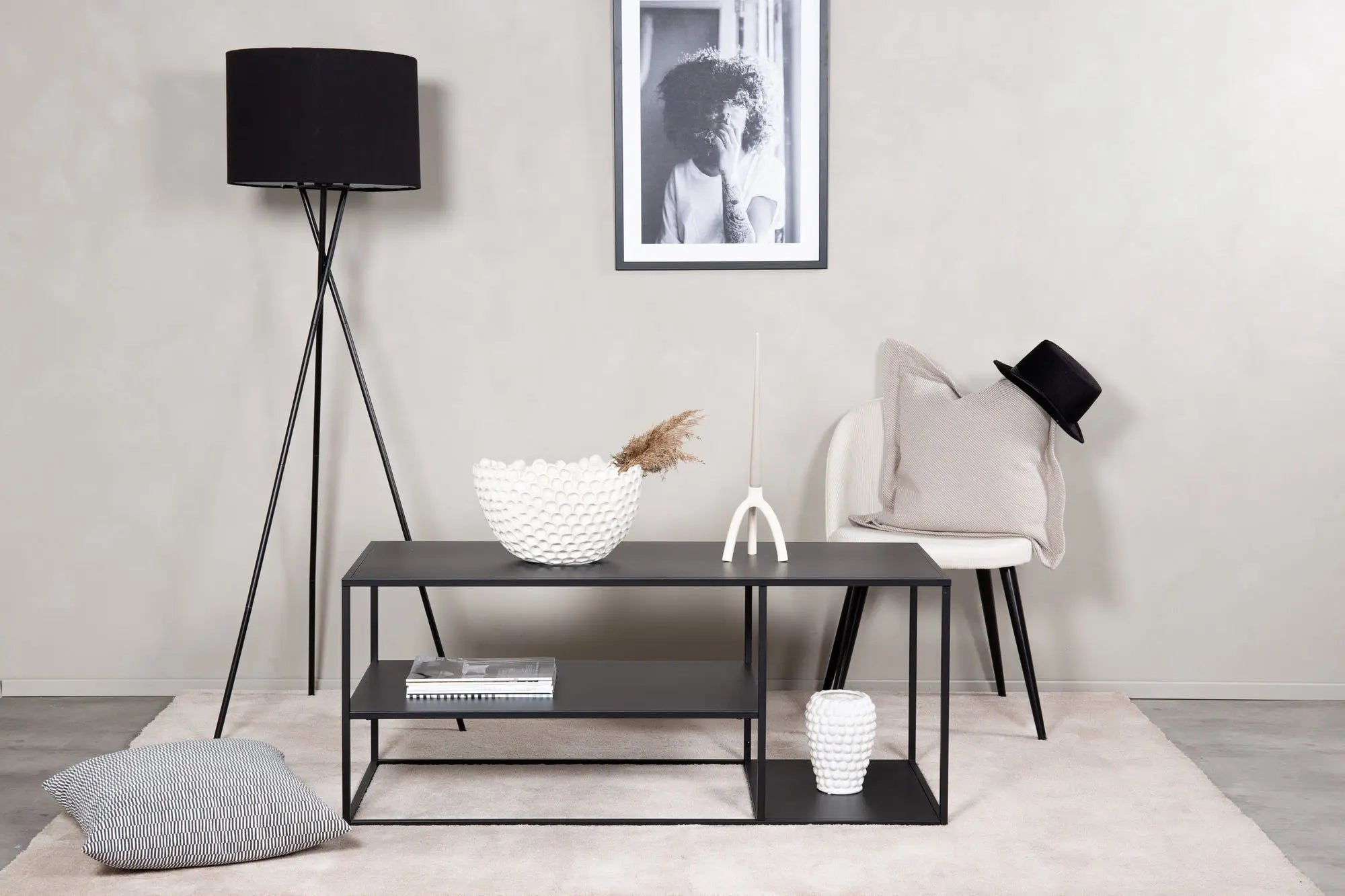 Table d'appoint Staal - 50 x 120 - Acier