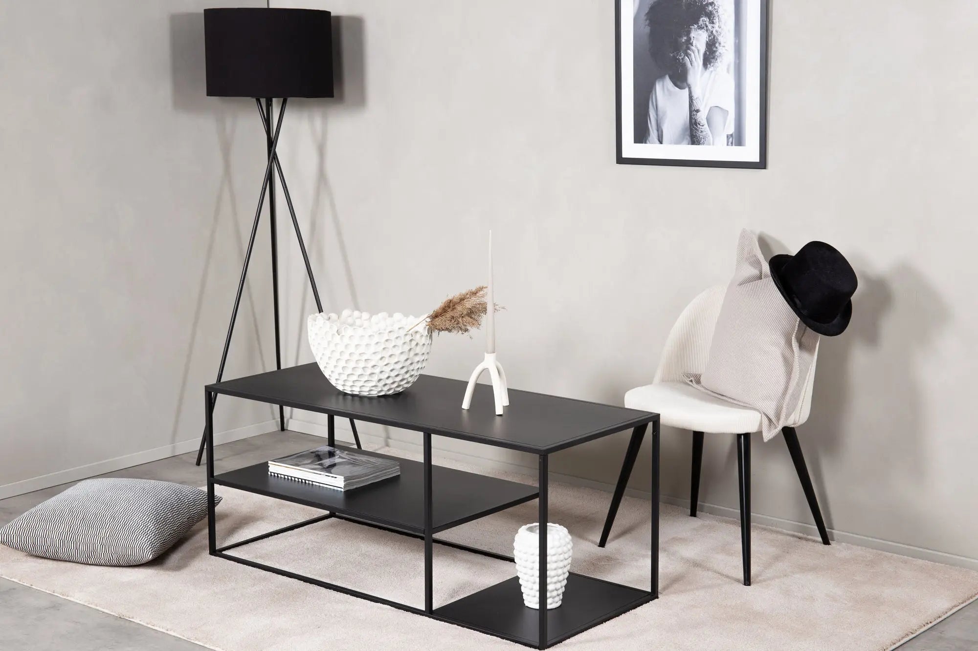 Table d'appoint Staal - 50 x 120 - Acier