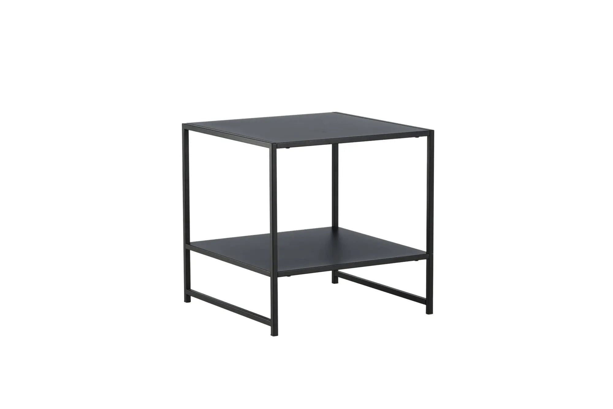 Table d'appoint avec étagère Staal - 50 x 50 - Acier