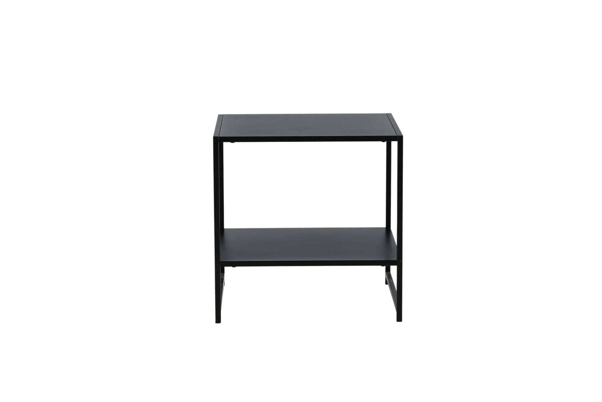 Table d'appoint avec étagère Staal - 50 x 50 - Acier