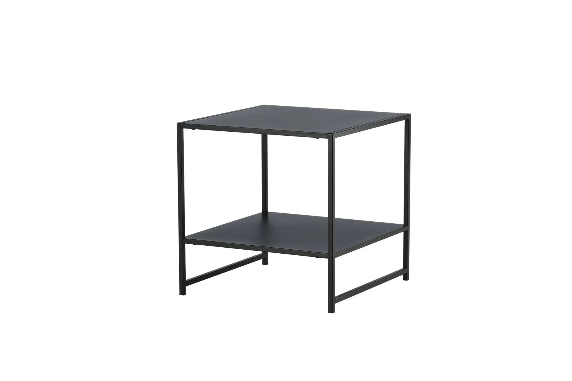 Table d'appoint avec étagère Staal - 50 x 50 - Acier