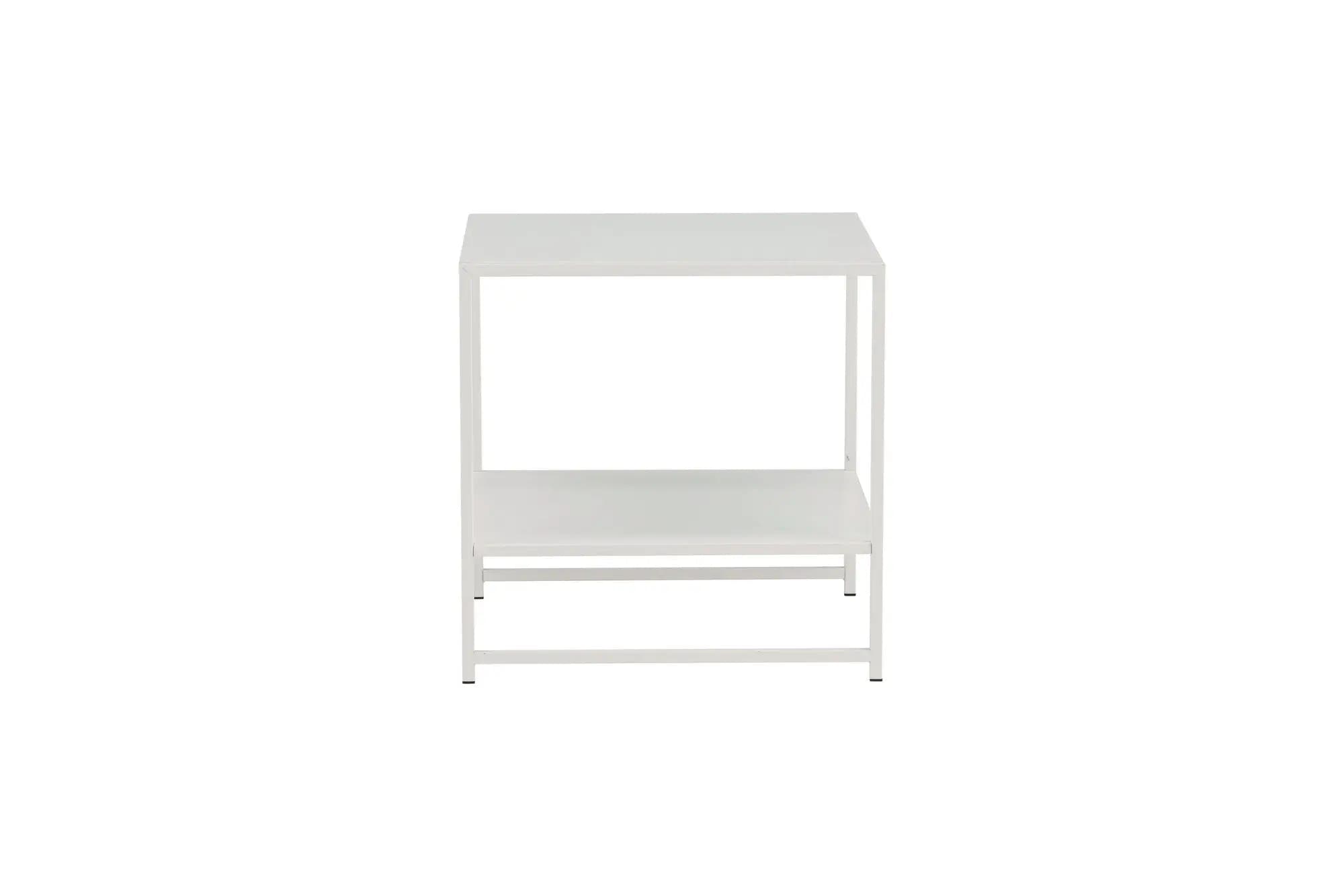 Table d'appoint avec étagère Staal - 50 x 50 - Acier