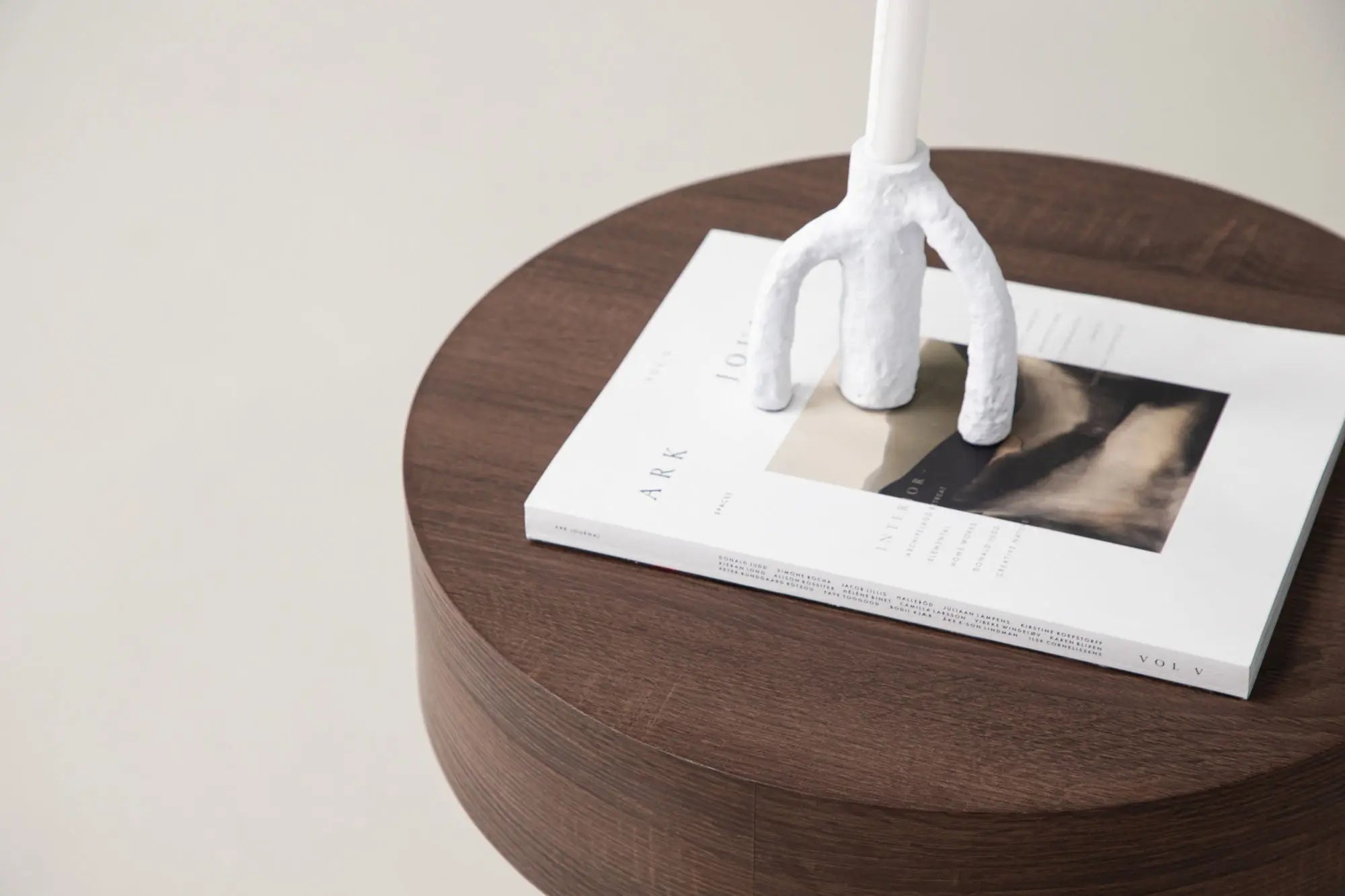 Table d'appoint basse Malung - ø50 - MDF