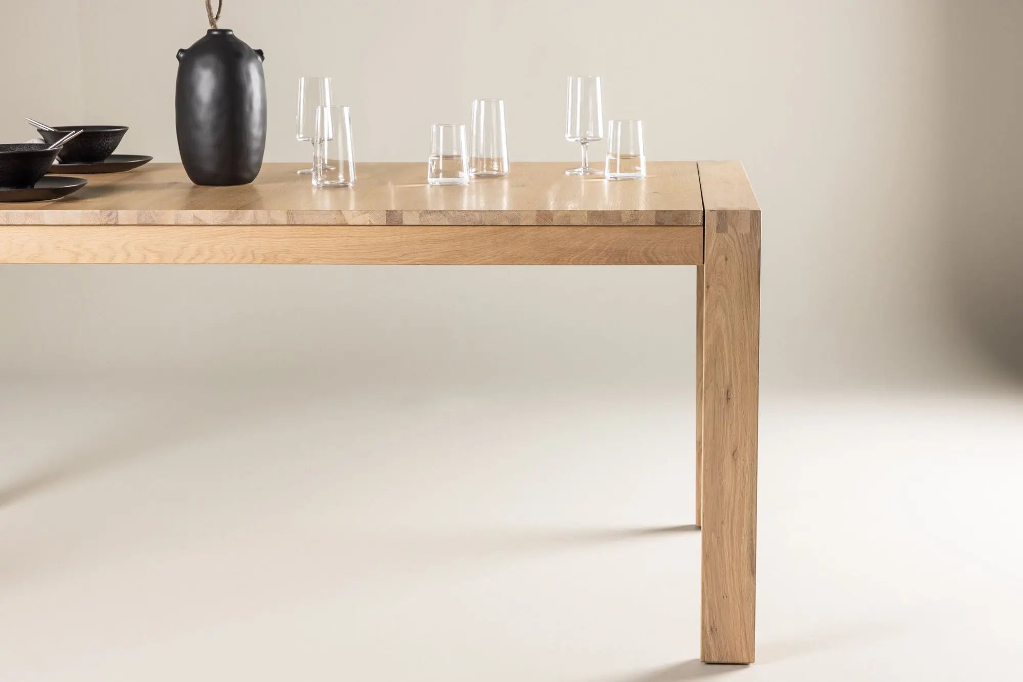 Table d'extension Slider - 75 x 170 x 95 - Chêne