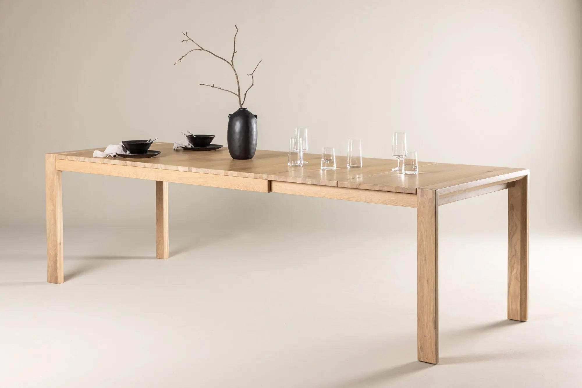 Table d'extension Slider - 75 x 170 x 95 - Chêne