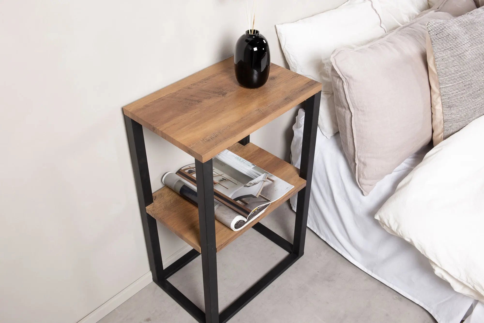 Table de chevet Rise - 70 x 45 x 30 - Stratifié de papier