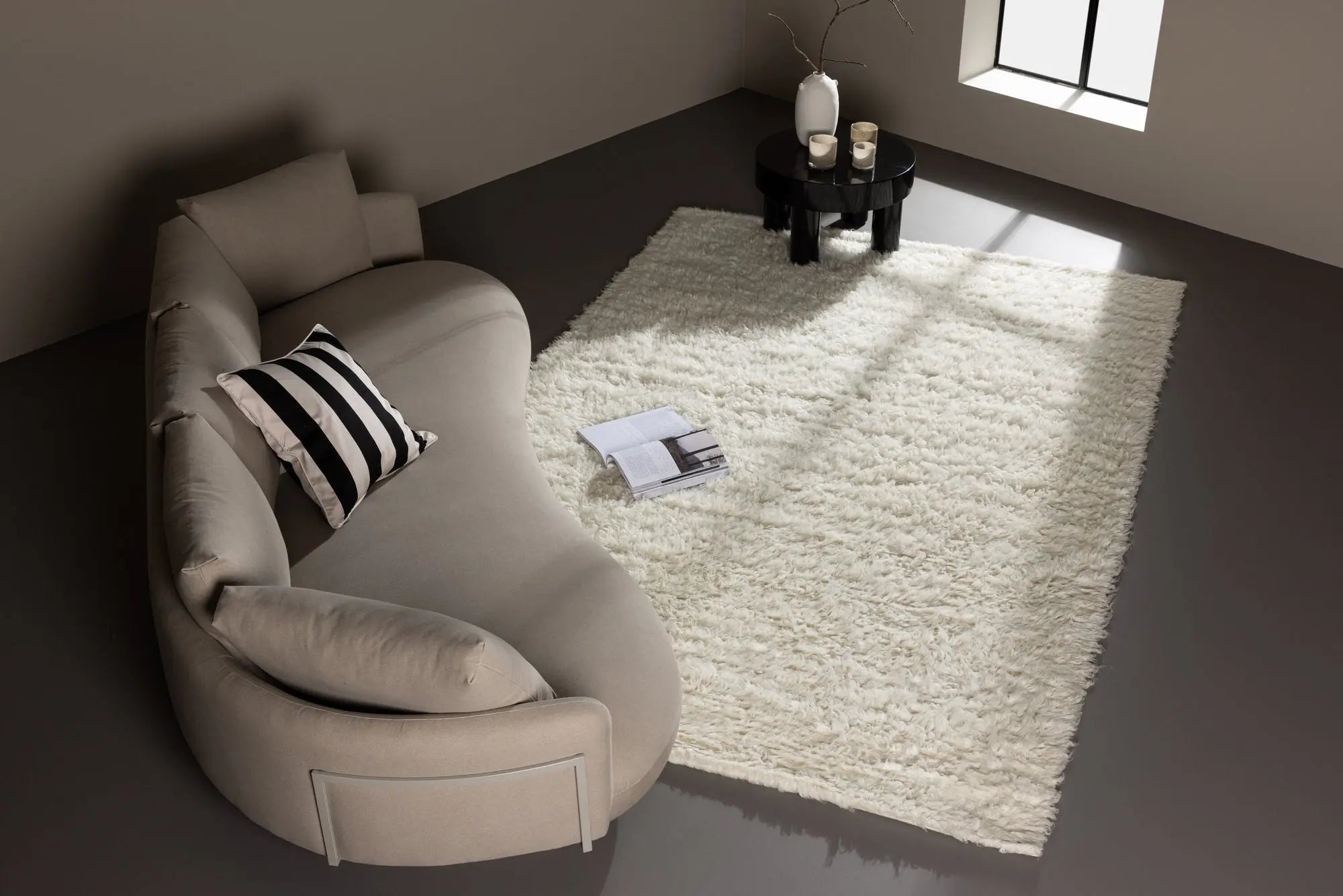 Tapis en laine Leiko - 160*230cm - 230 x 160 - Laine