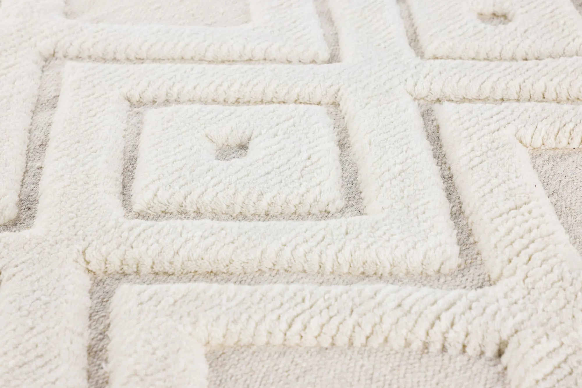 Tapis en laine rectangulaire Dahlia - 160x230cm - 160 x 230 - Laine