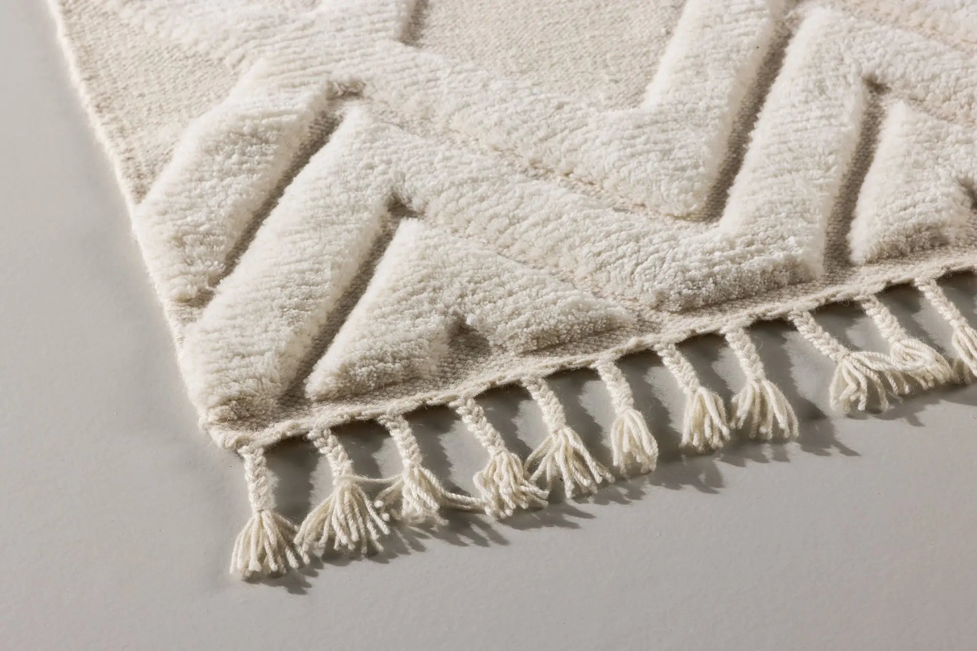 Tapis en laine rectangulaire Dahlia - 160x230cm - 160 x 230 - Laine