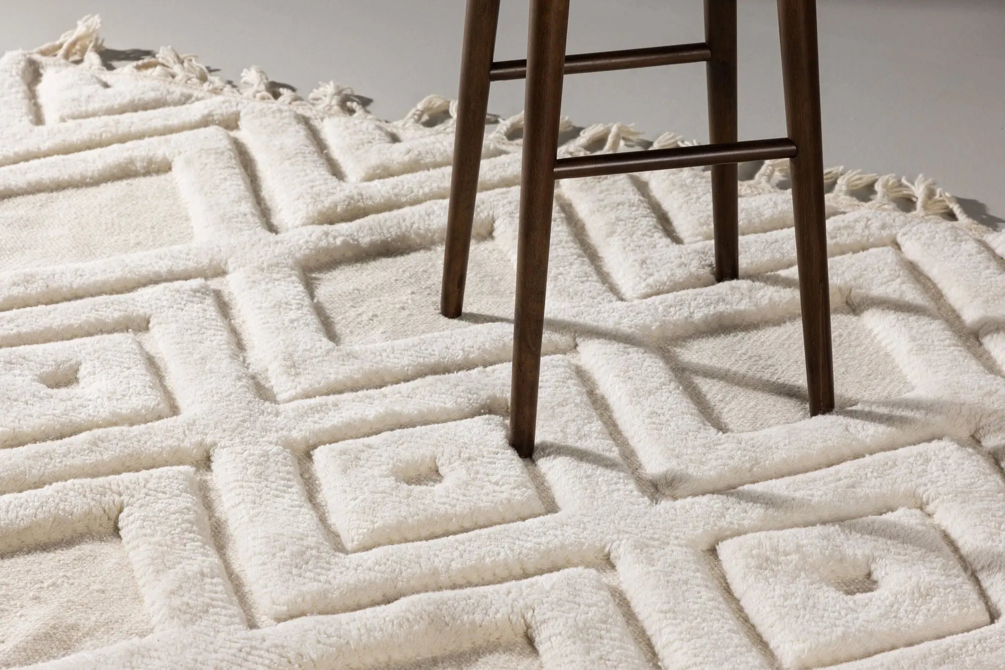 Tapis en laine rectangulaire Dahlia - 200*300cm - 200 x 300 - Laine