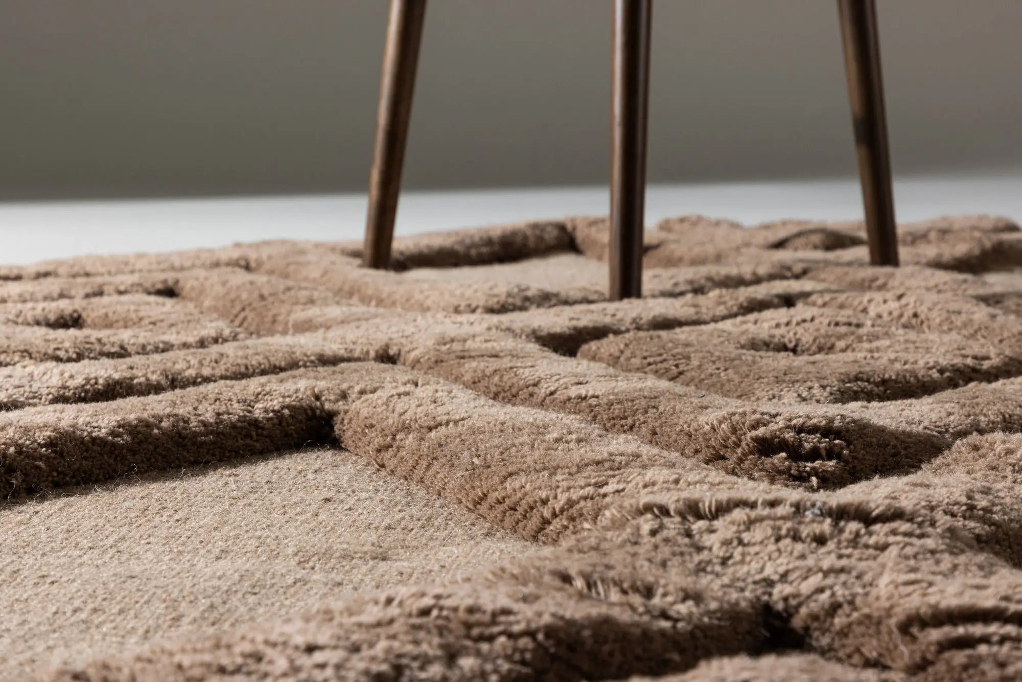 Tapis en laine rond Dahlia - 200*200cm - ø200 - Laine