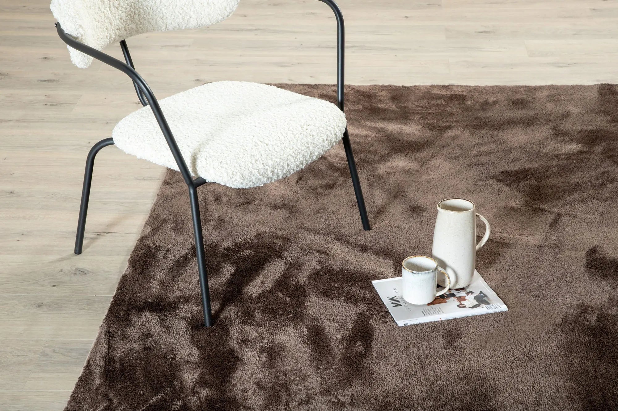 Tapis en polyester Blanca - 160*230cm - 160 x 230 - Polyester