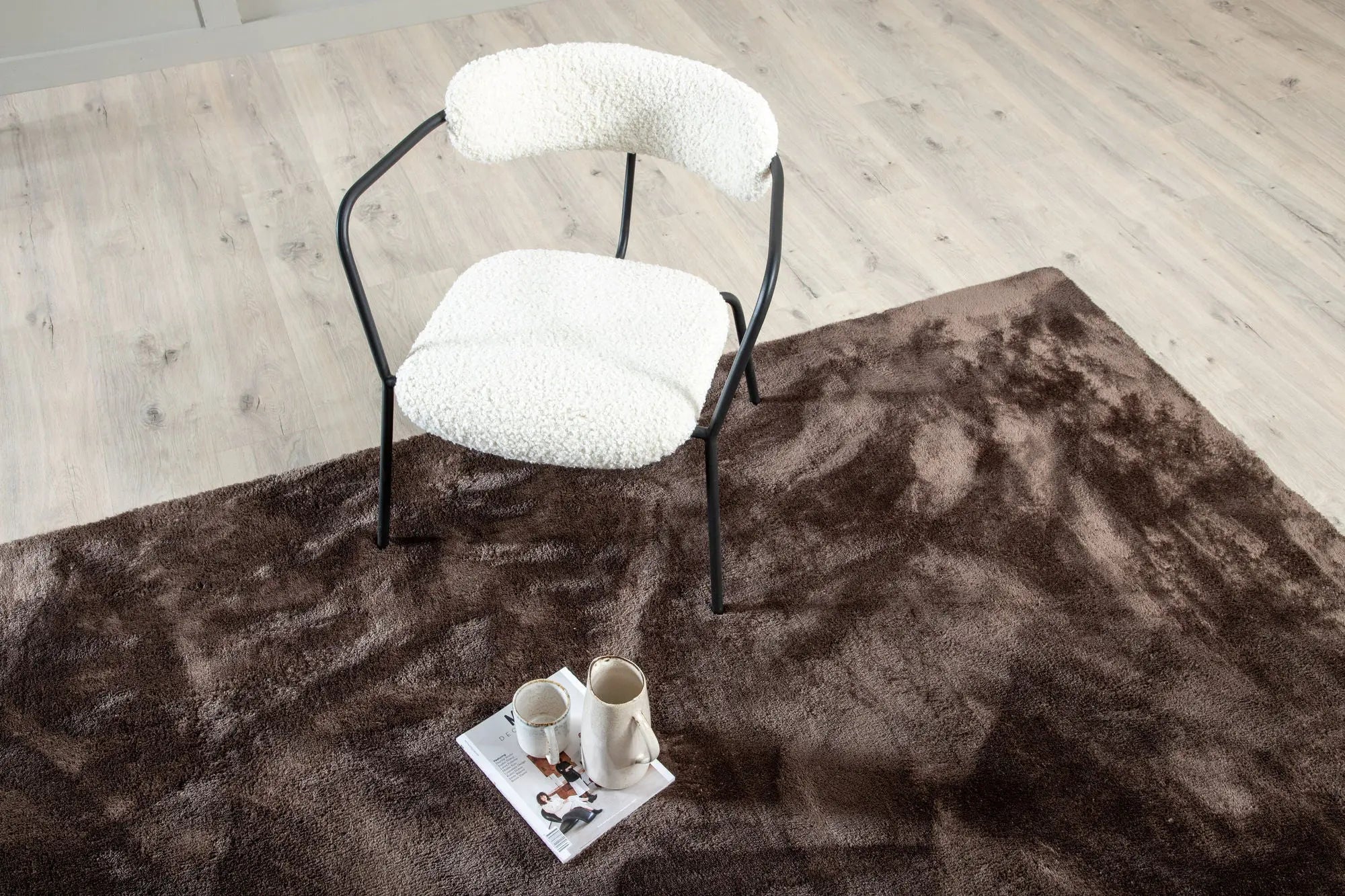 Tapis en polyester Blanca - 160*230cm - 160 x 230 - Polyester