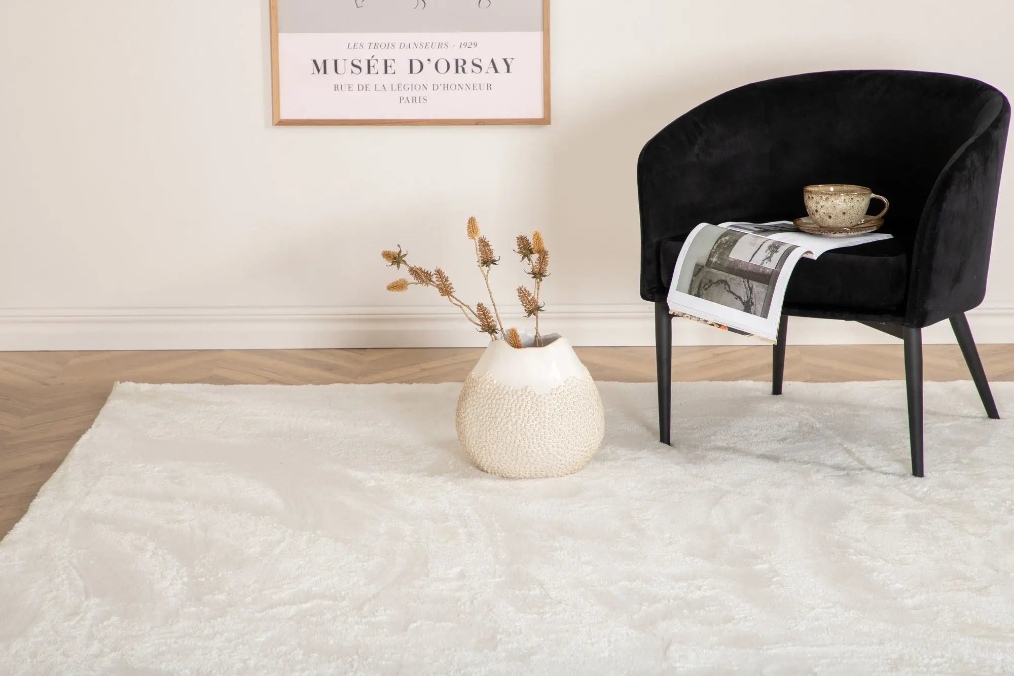 Tapis en polyester Blanca - 160*230cm - 160 x 230 - Polyester