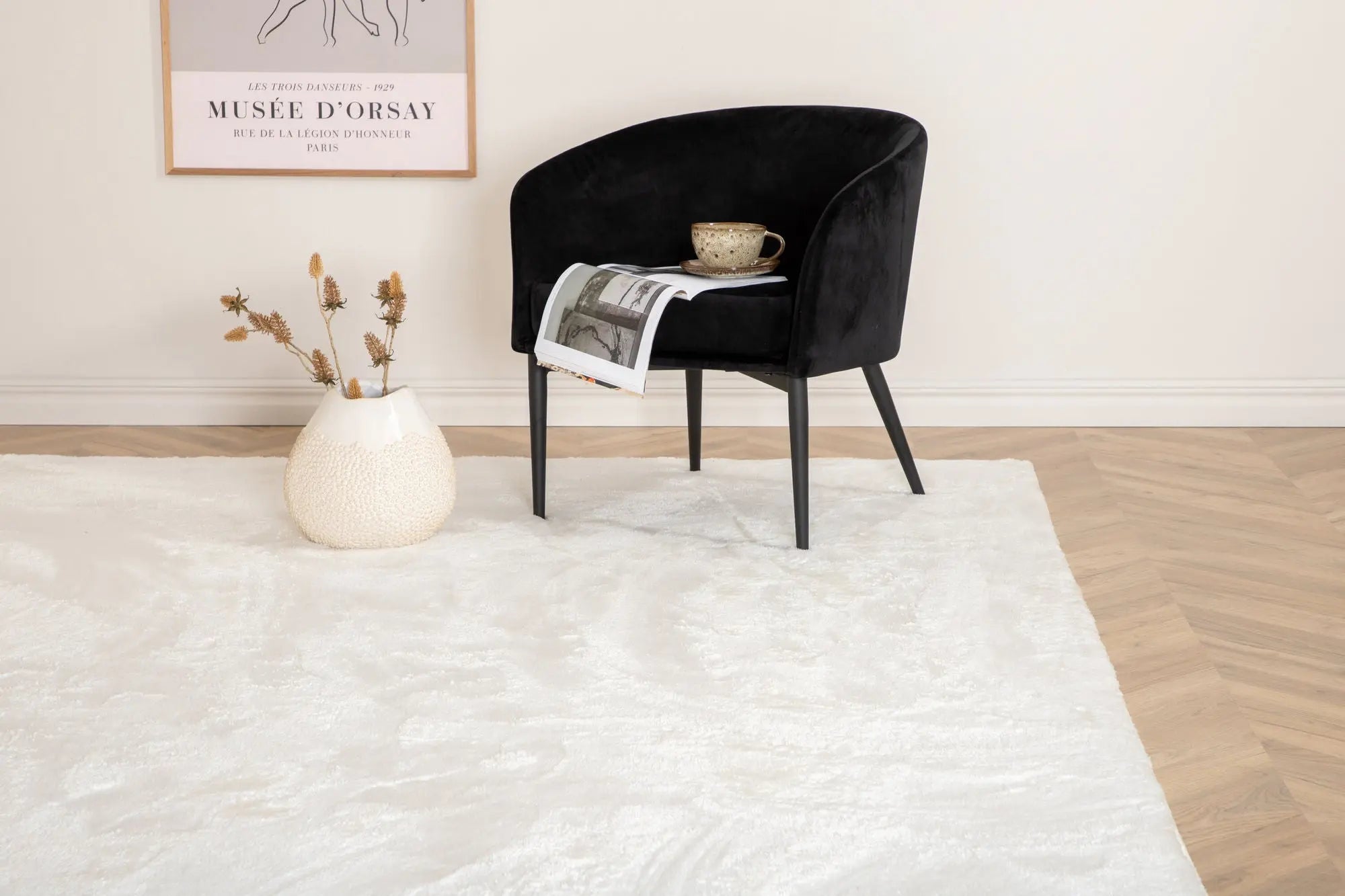 Tapis en polyester Blanca - 160*230cm - 160 x 230 - Polyester