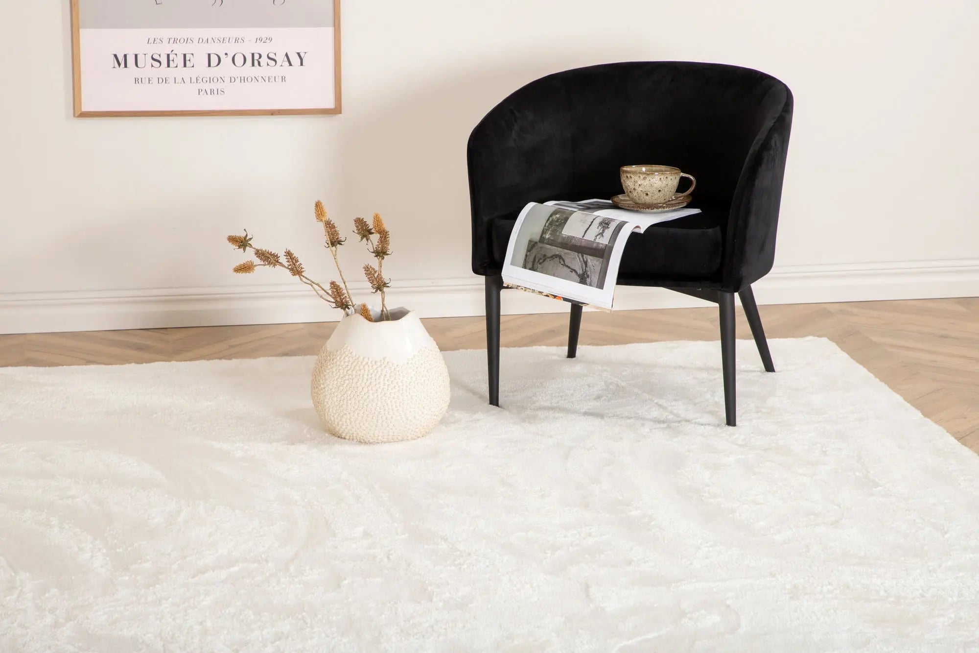 Tapis en polyester Blanca - 160*230cm - 160 x 230 - Polyester