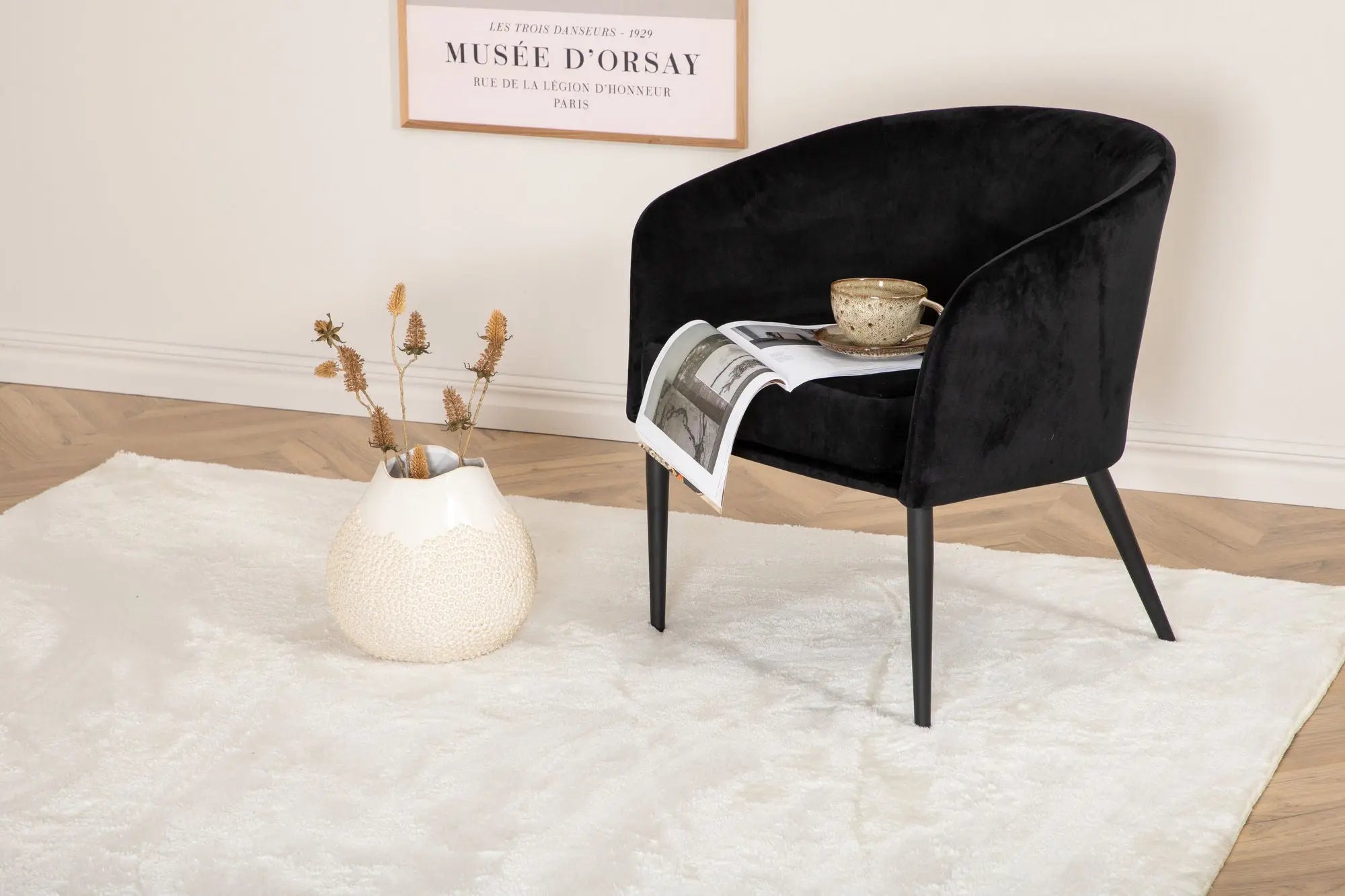 Tapis en polyester Blanca - 160*230cm - 160 x 230 - Polyester