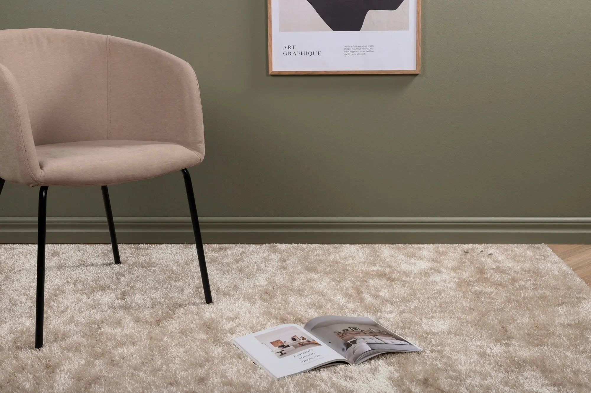 Tapis en polyester Mattis - L230xB160cm - 160 x 230 - Polyester