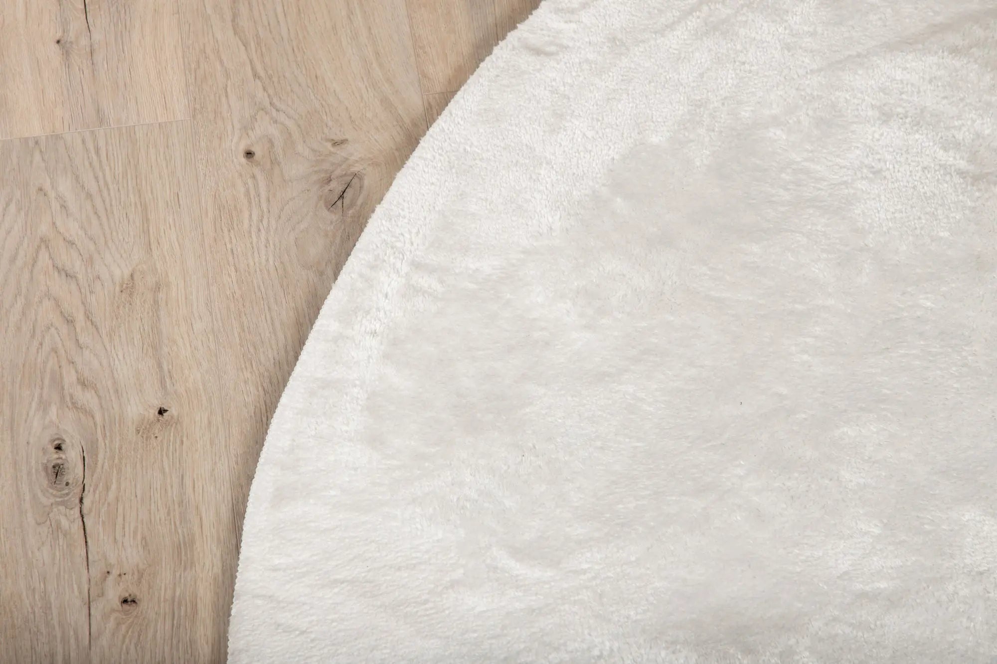 Tapis en polyester rond Blanca - 200*200cm - ø200 - Polyester