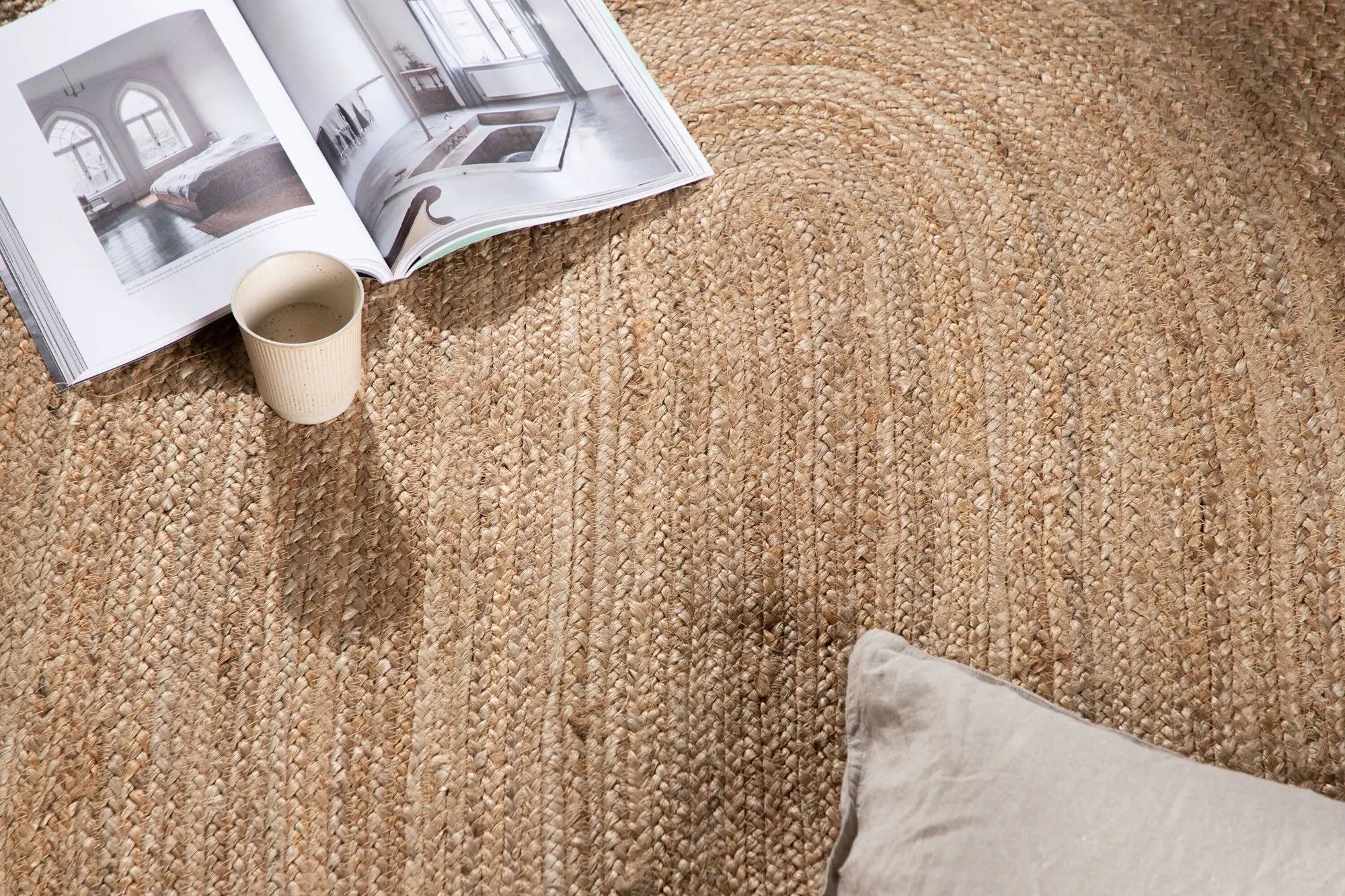 Tapis ovale Olivier - 160*80cm - 80 x 160 - Jute