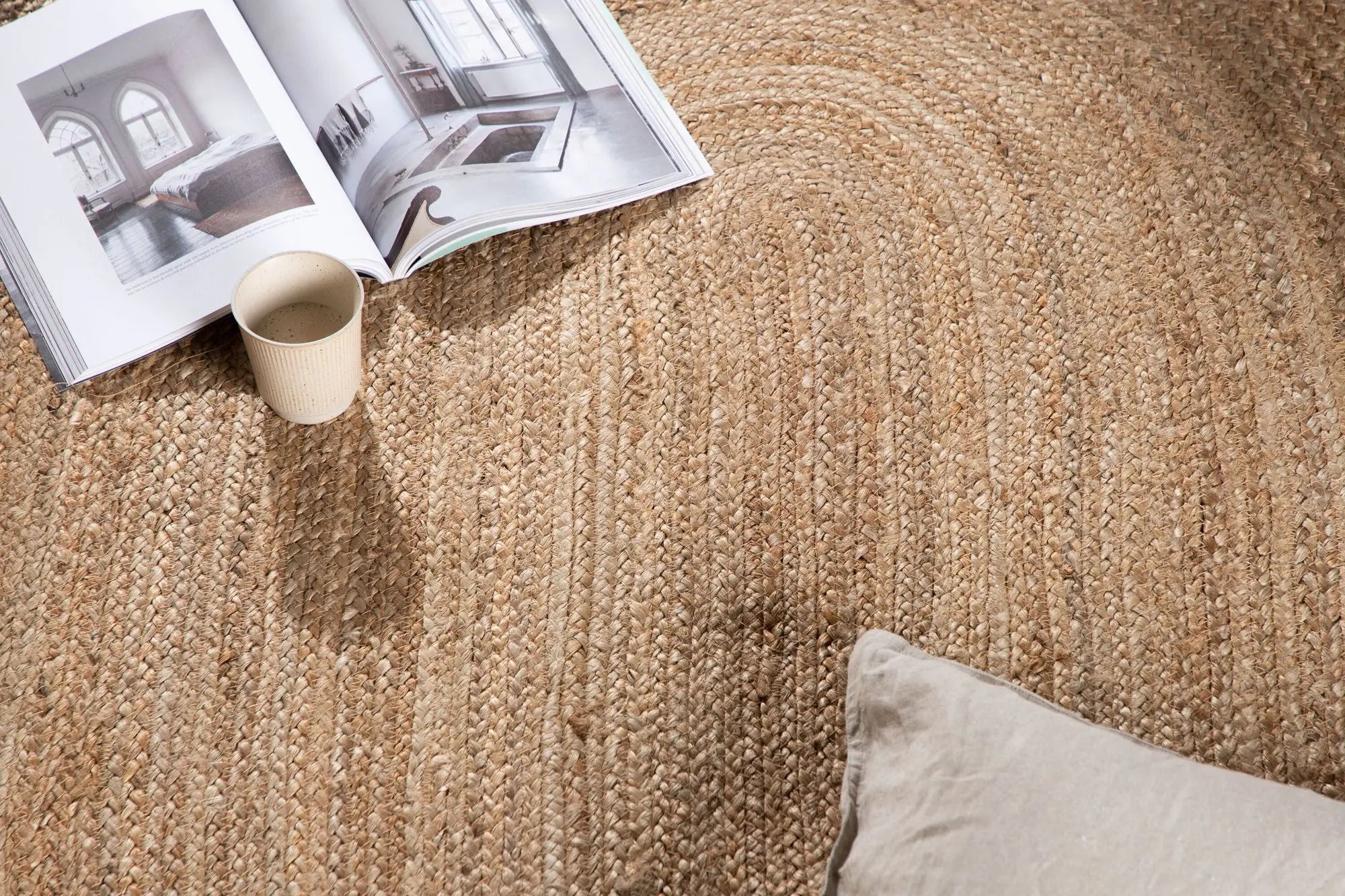Tapis ovale Olivier - 200*140cm - 140 x 200 - Jute