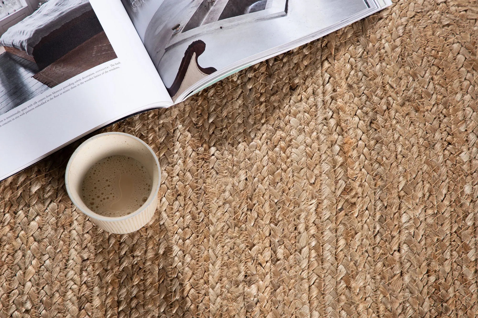 Tapis ovale Olivier - 200*140cm - 140 x 200 - Jute