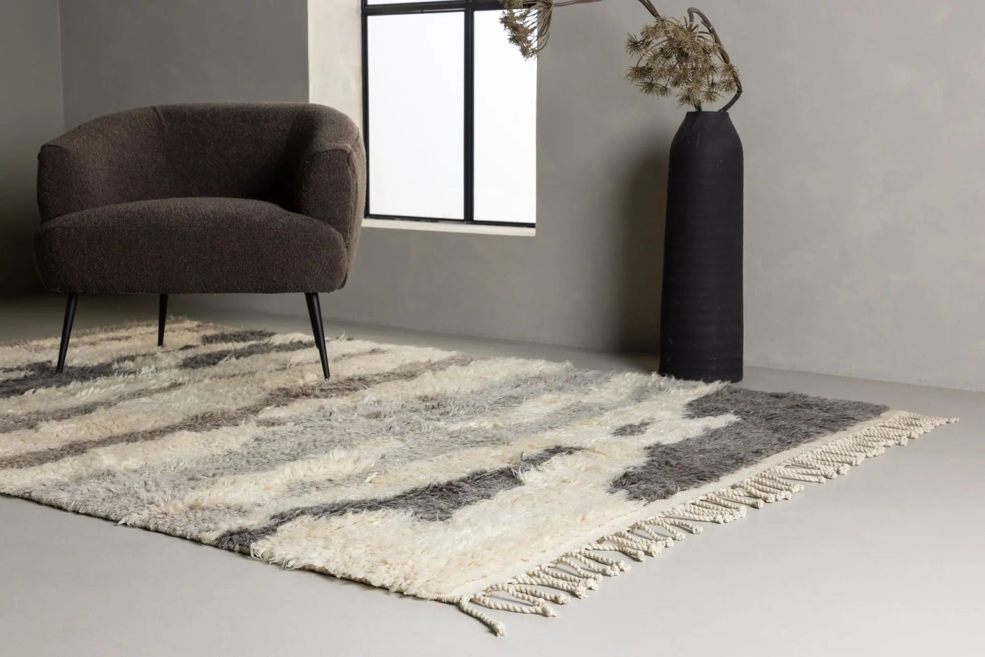 Tapis rectangulaire Charlie - 230*160cm - 160 x 230 - Laine