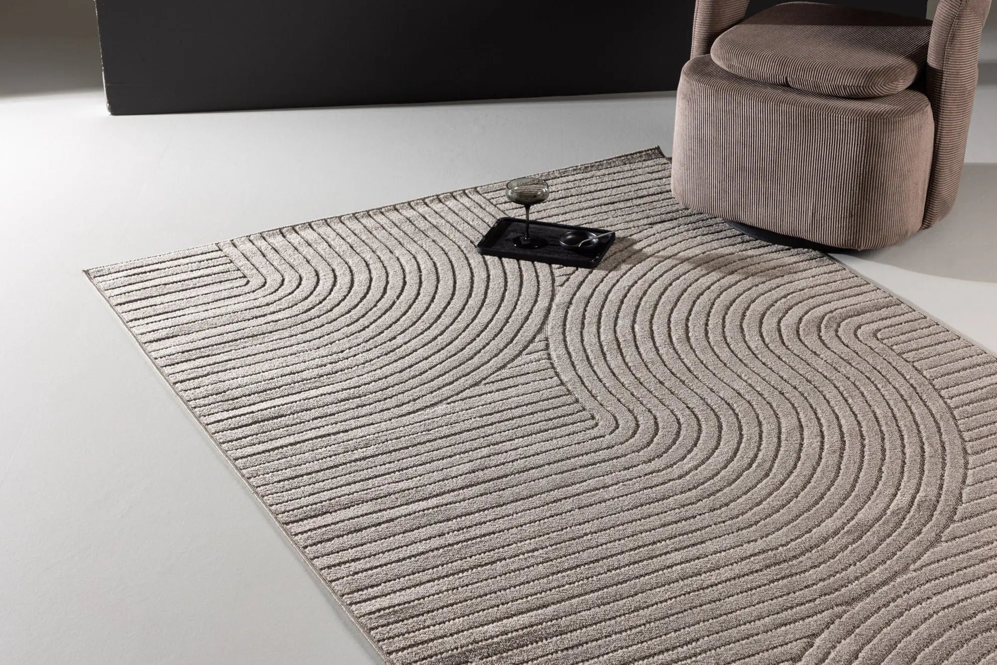 Tapis rectangulaire Vince - 340*240cm - 240 x 340 - Polypropylène