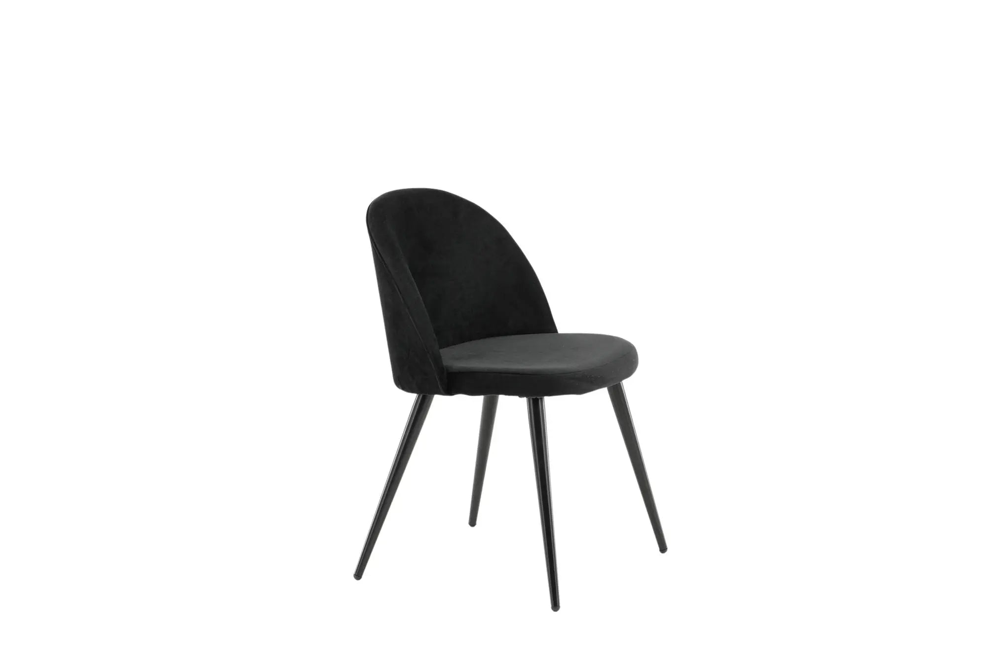 Lot de 2 chaises de salle à manger Velvet - 57 x 50 x 76,5 - Polyester Velvet